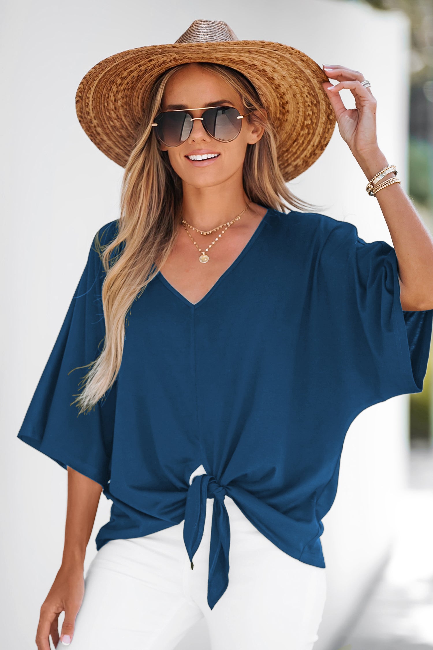 Room to Breathe Blue Top