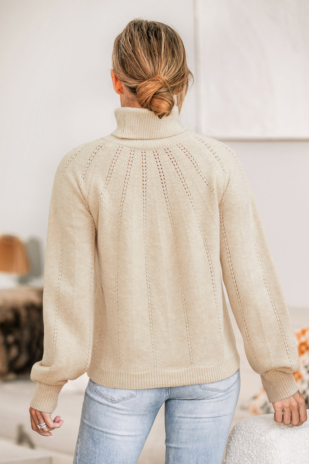 Blanket Statement Beige Sweater