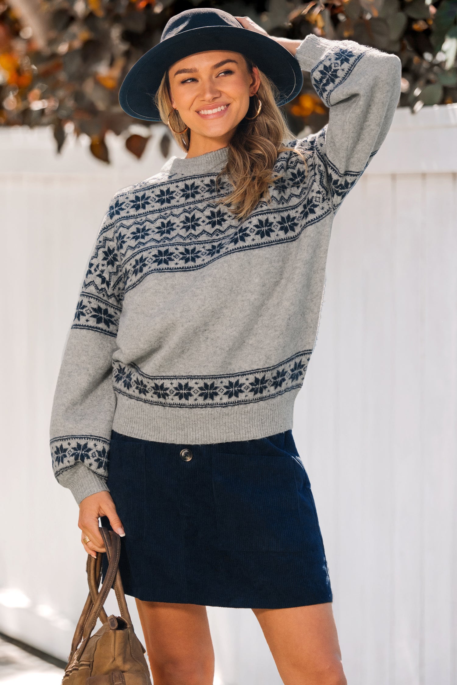 Raining Snowflakes Christmas Sweater