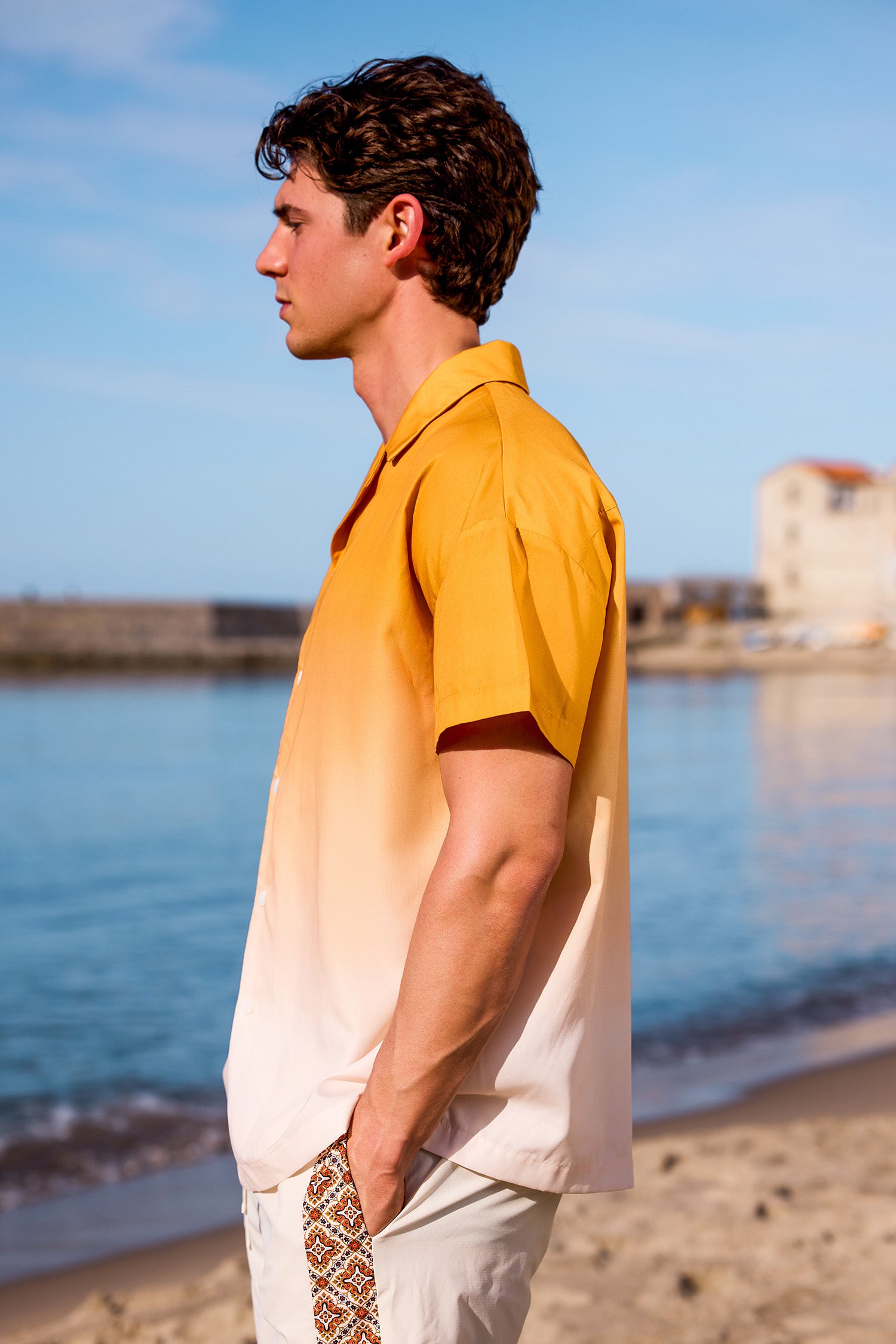 Sunrise Ombre Orange Shirt