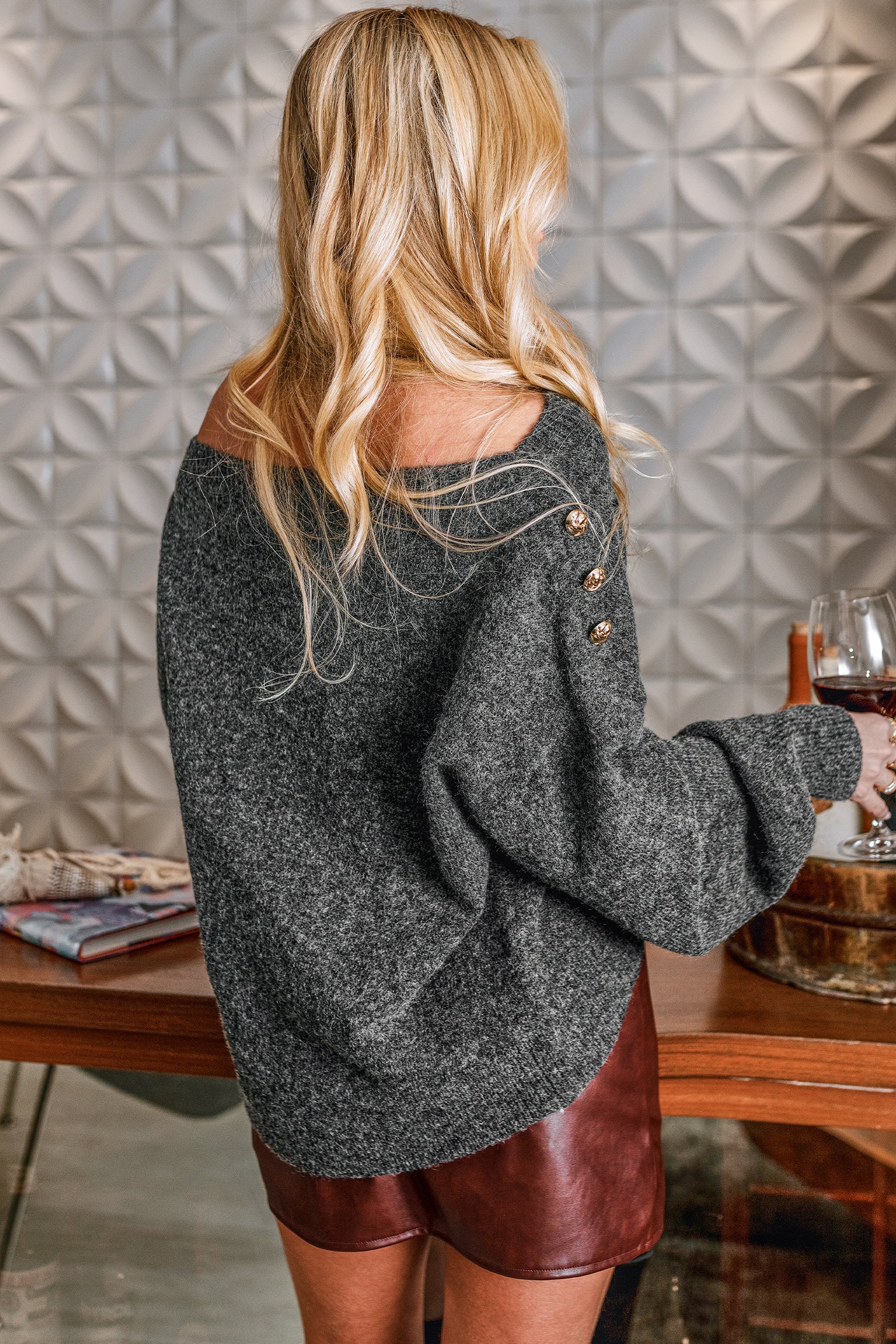 When You Know You Know Grey Sweater