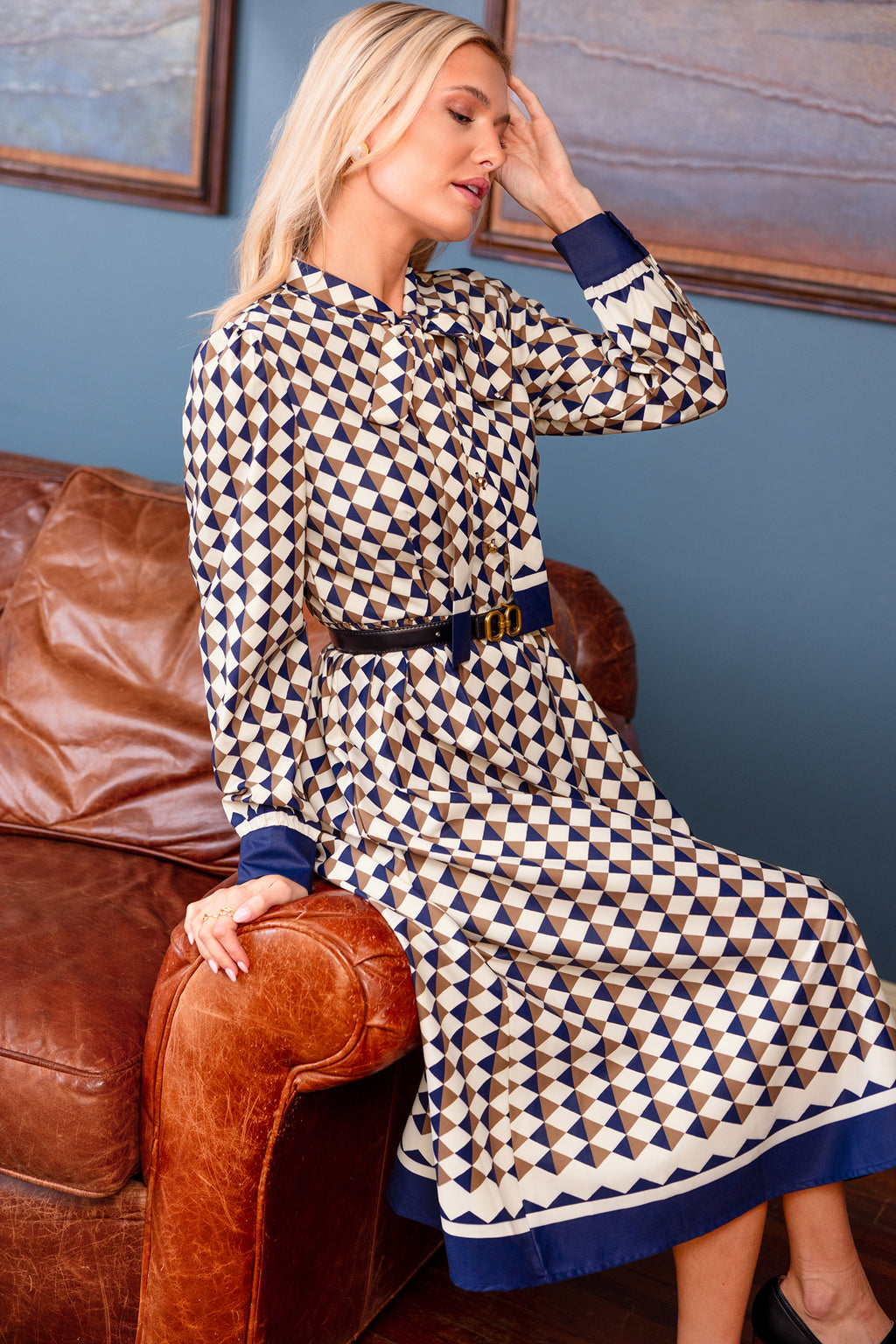 Exceptional Geo Maxi Dress