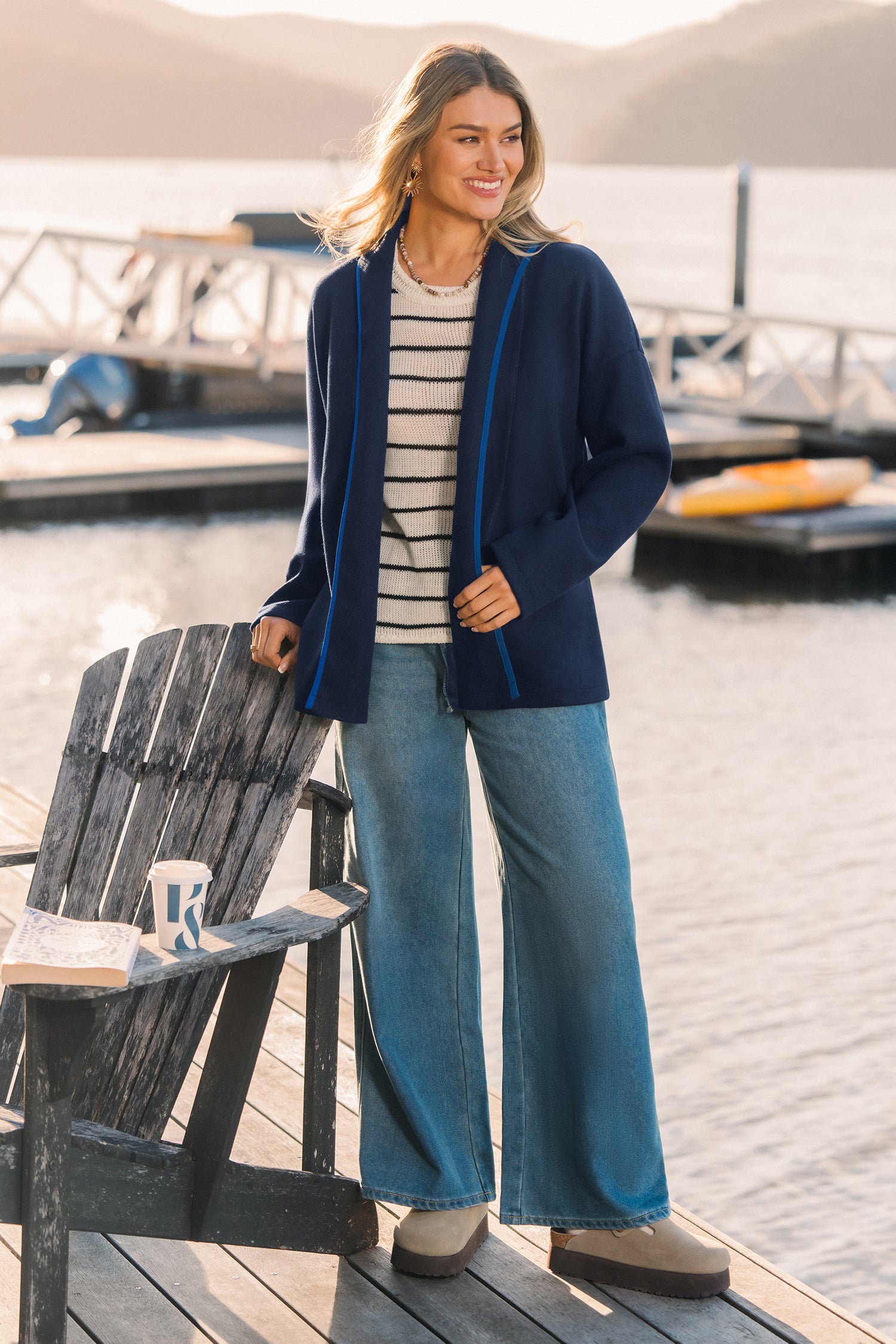 Reel Talk Blue Coat