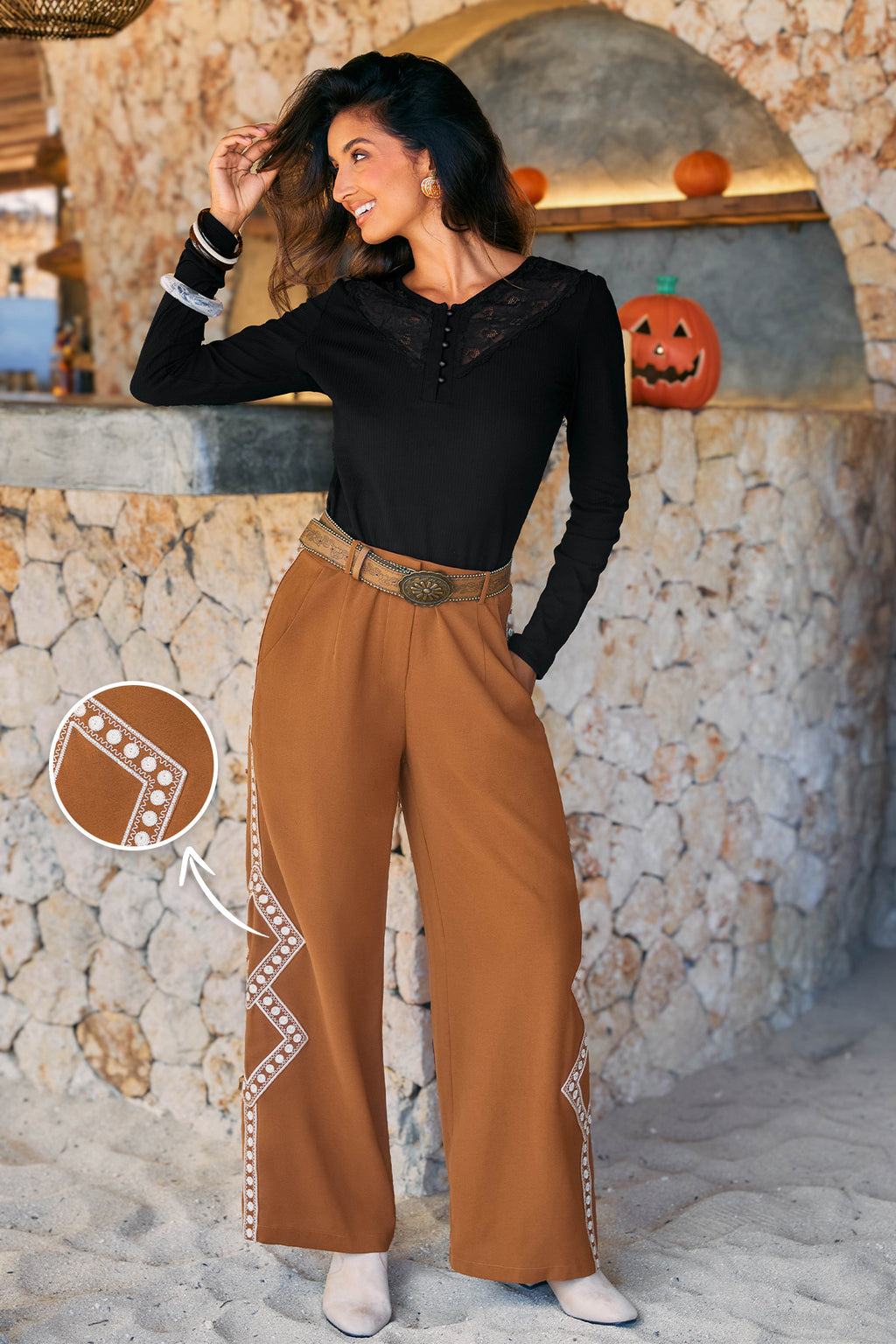 Go Far Brown Pants