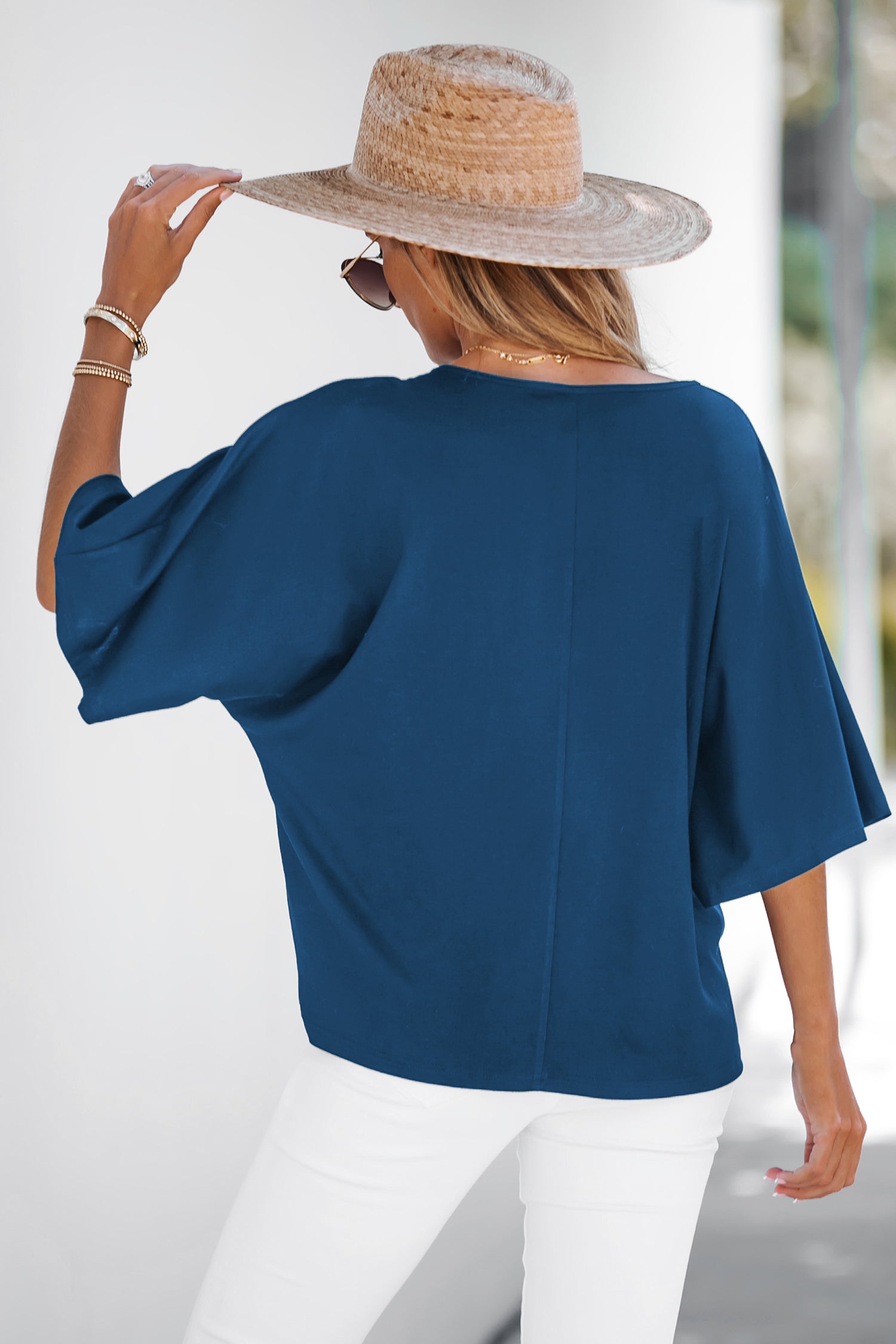 Room to Breathe Blue Top