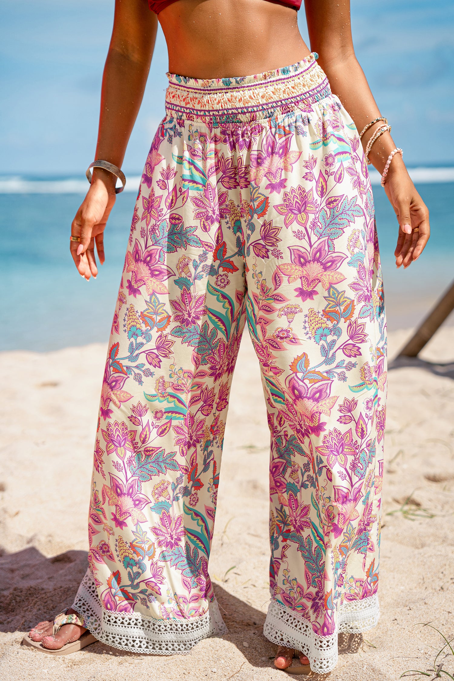 Desert Dreamer Floral Cover-Up Pants