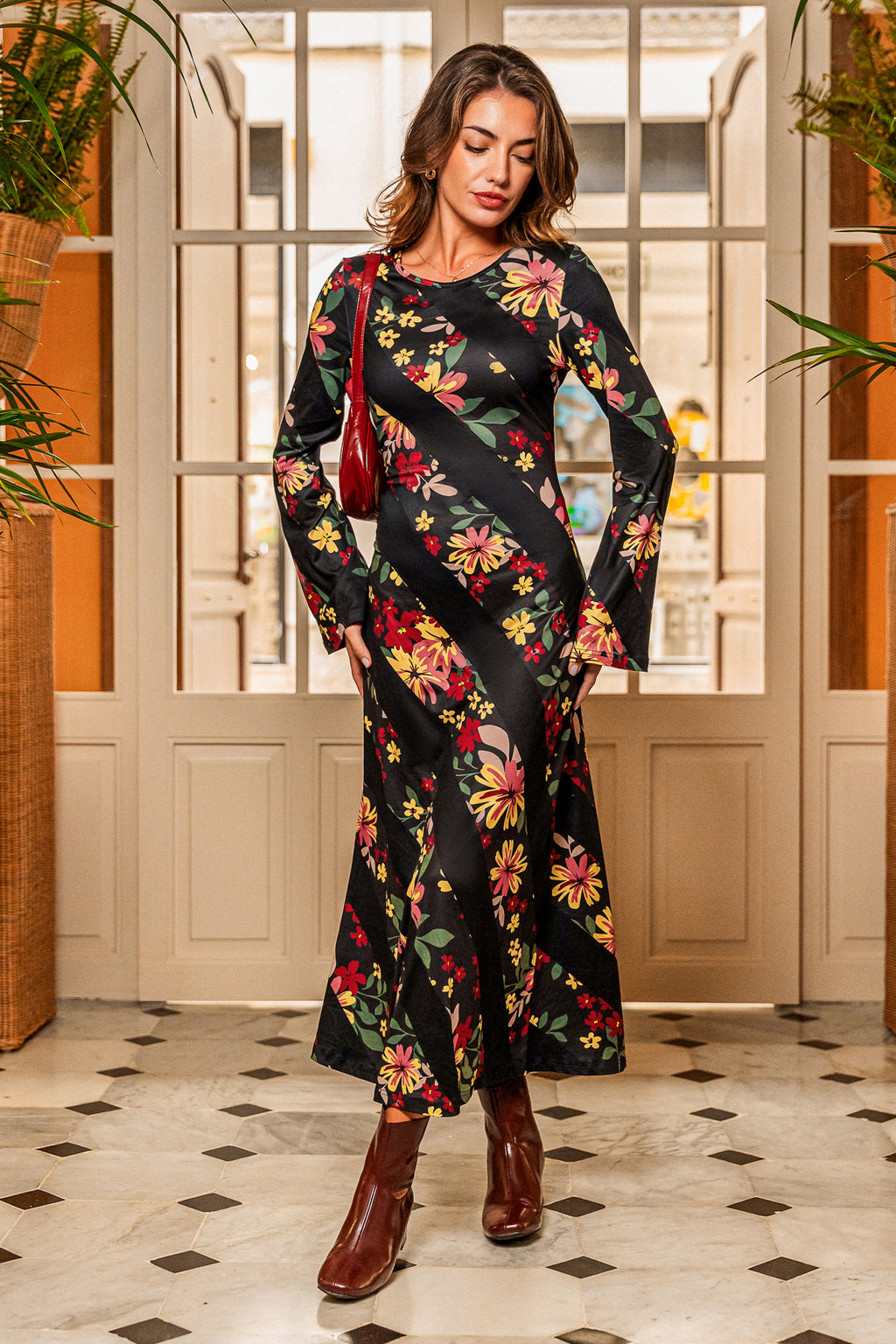 Self Made Floral Maxi Dress