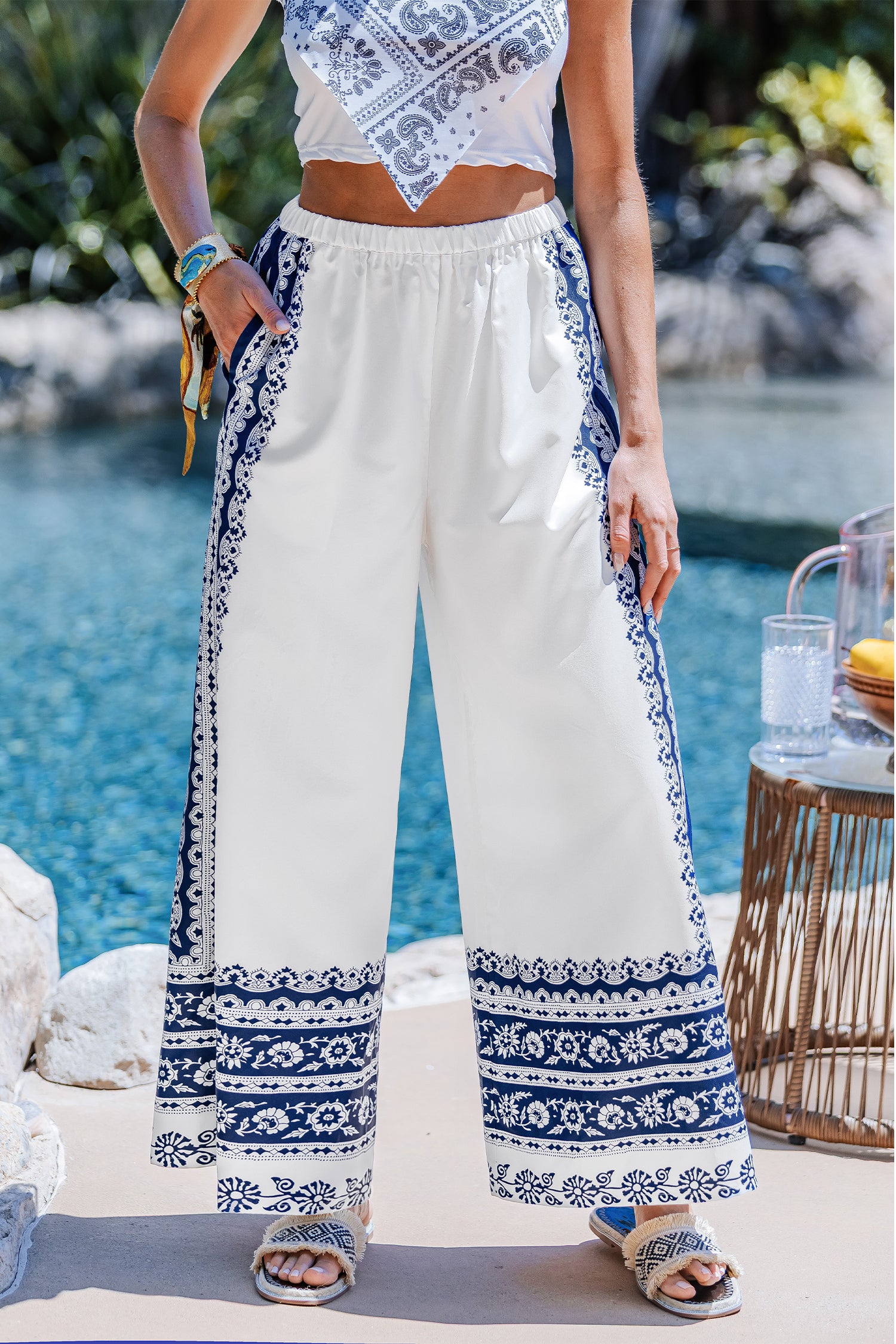 Loose Lines Ornate Pants