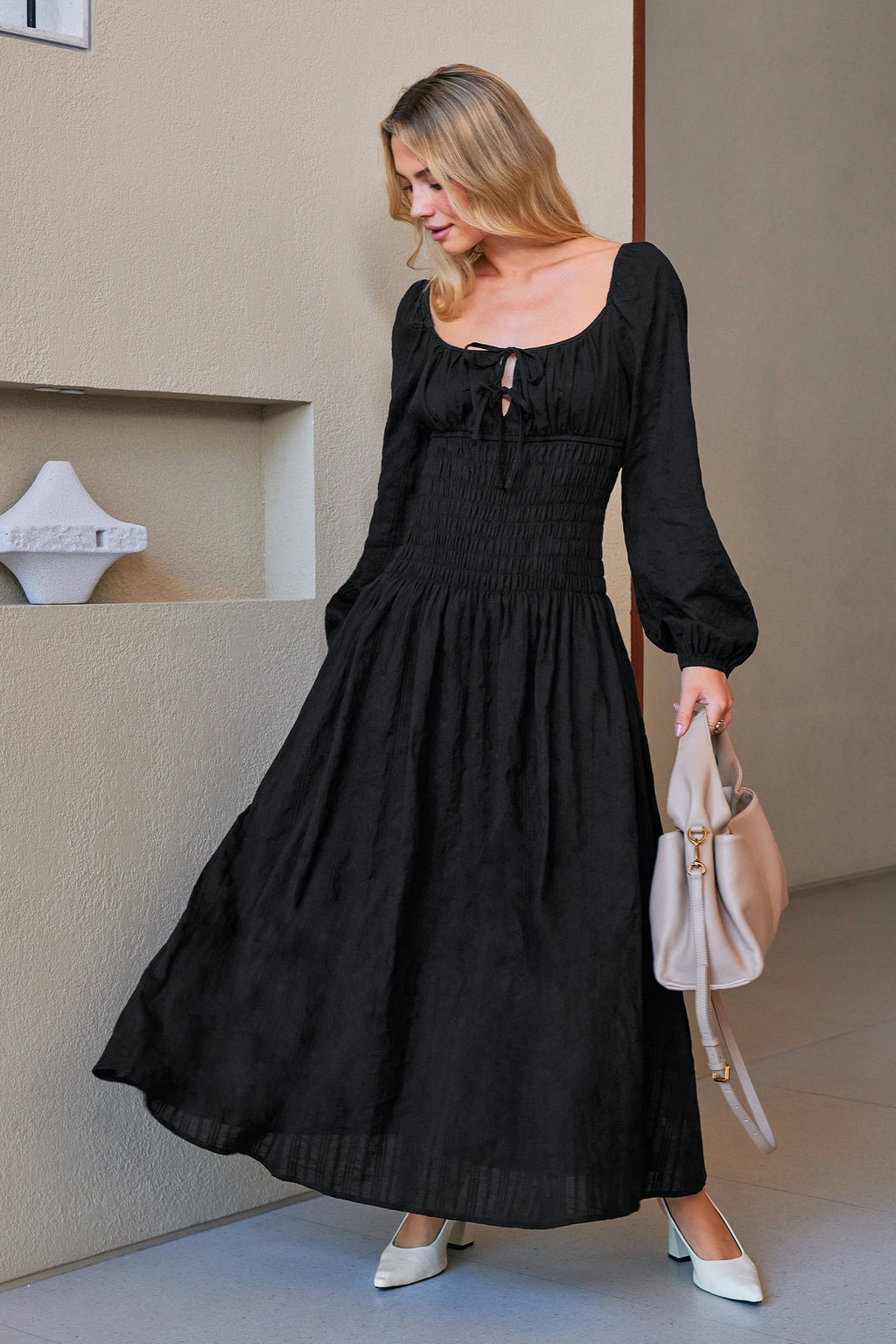 Picked for You Black Maxi Dress