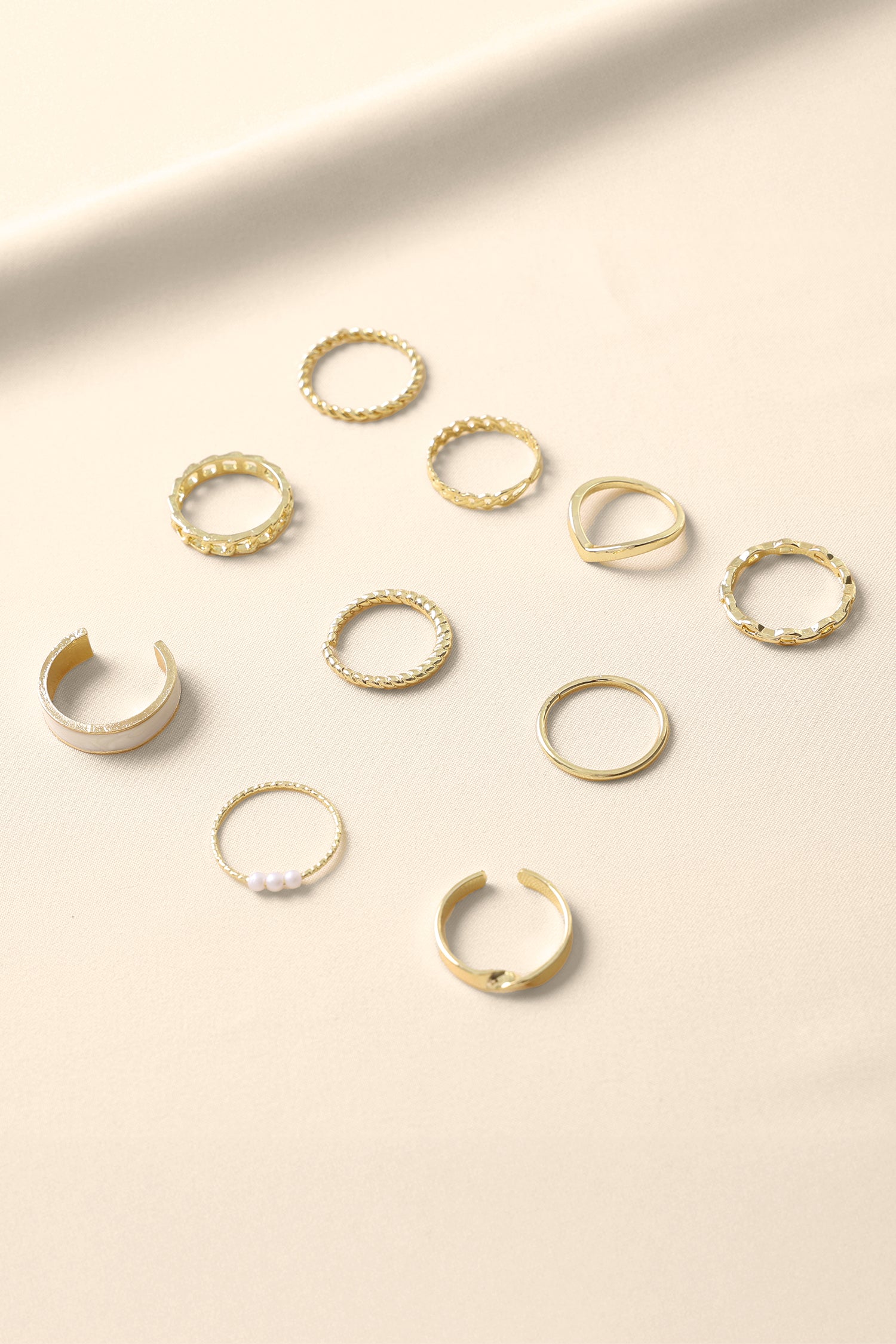 All Mine Gold-Tone Ring Set