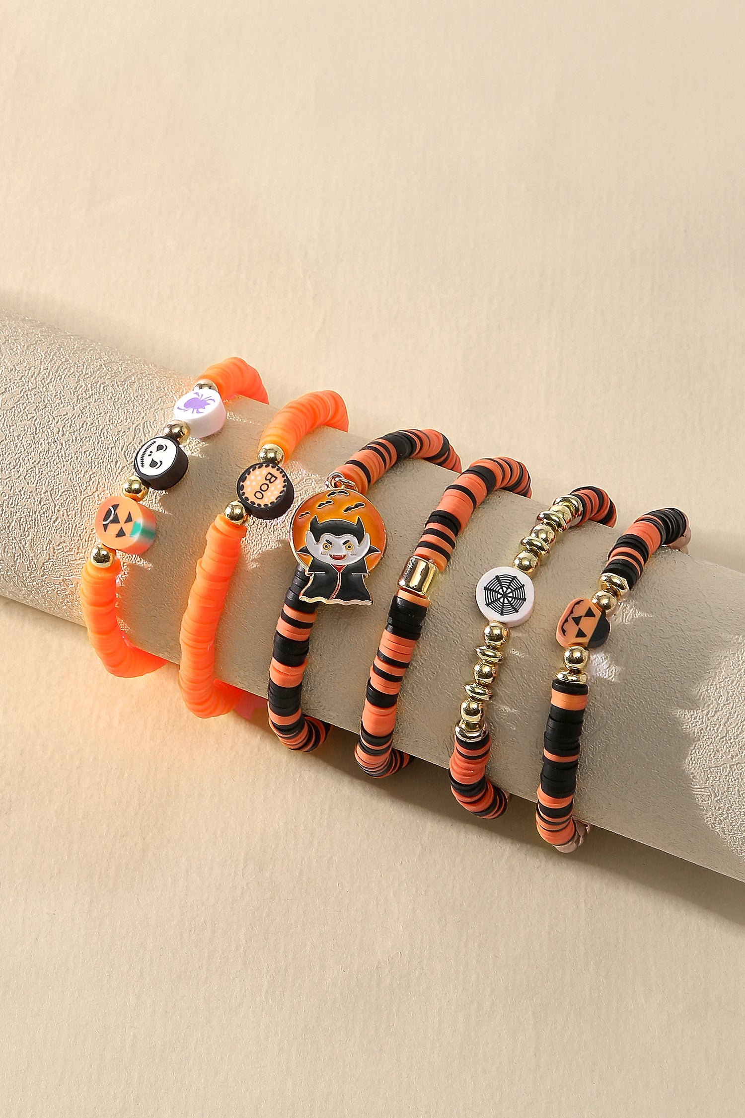 Beaded Halloween Bracelet Set
