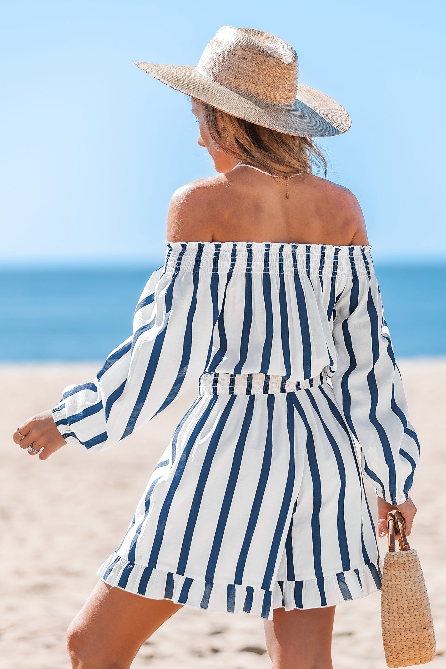 Nautical Moment Striped Romper
