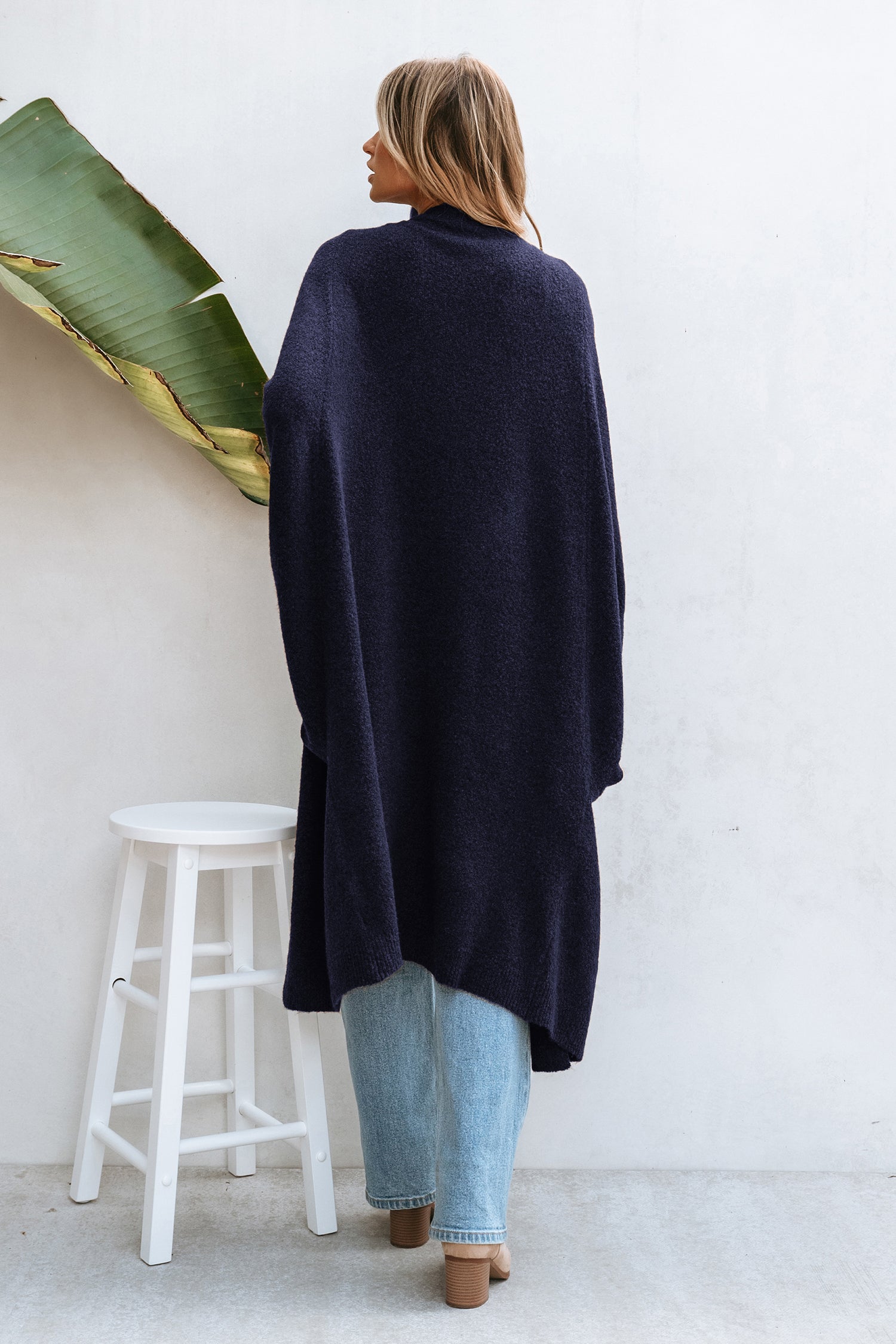 Extra Layer Navy Cardigan
