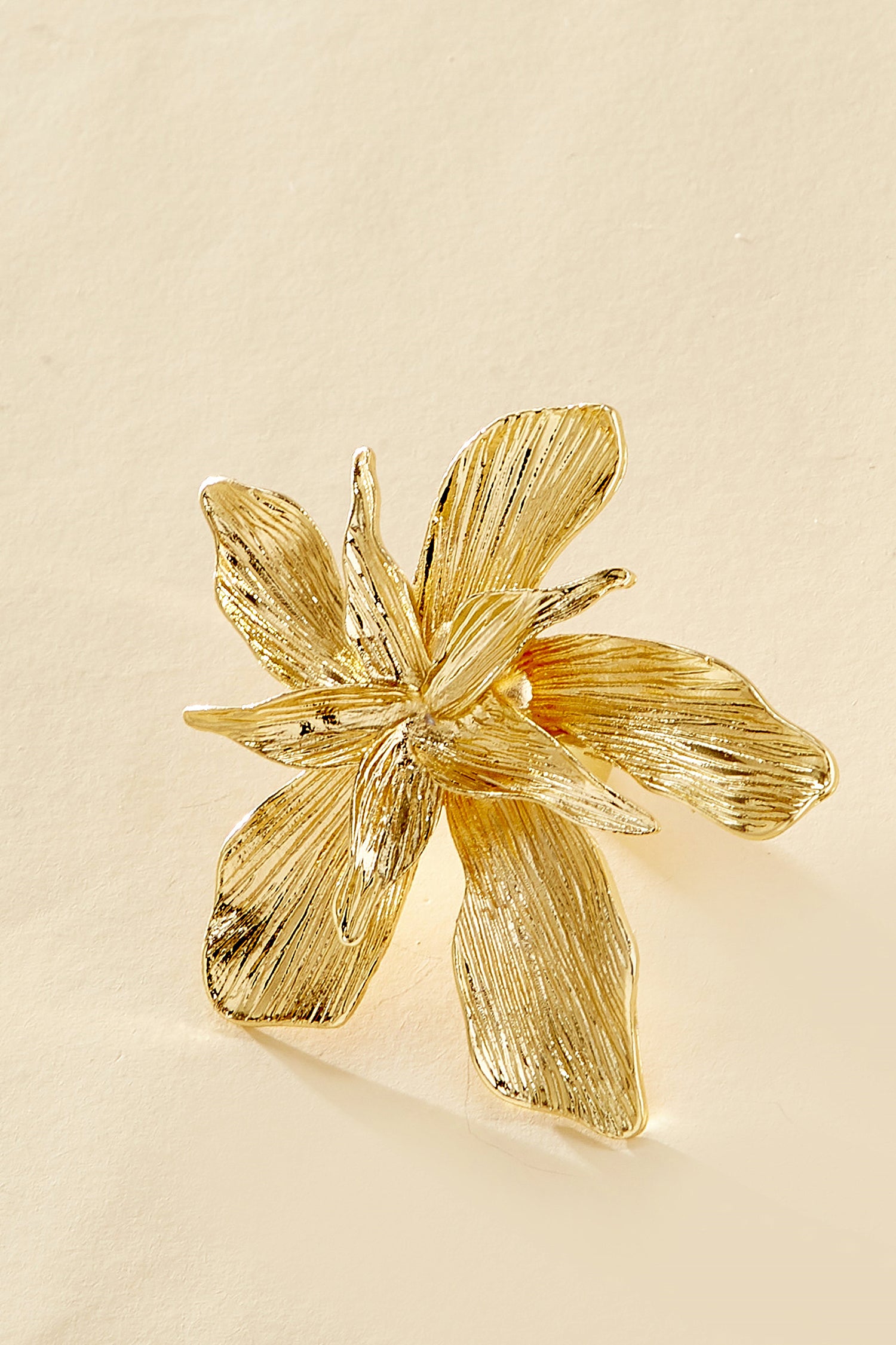Gilded Petals Gold-Tone Ring