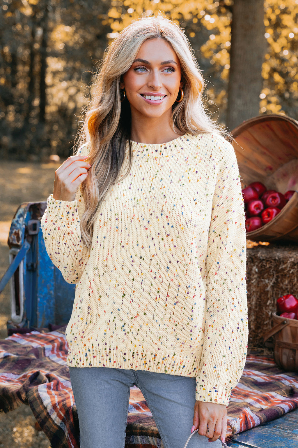 Crème Brûlée Cream Sweater