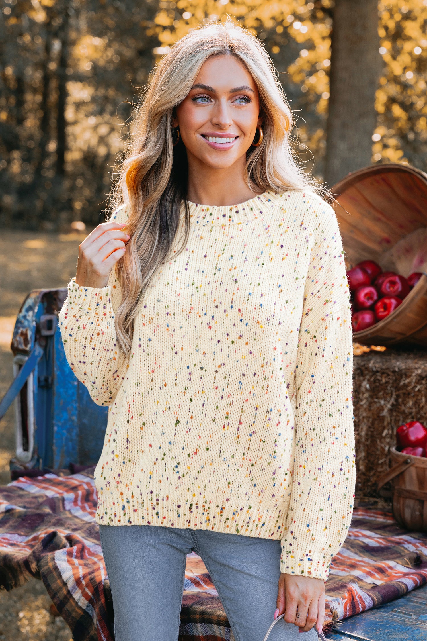 Crème Brûlée Cream Sweater