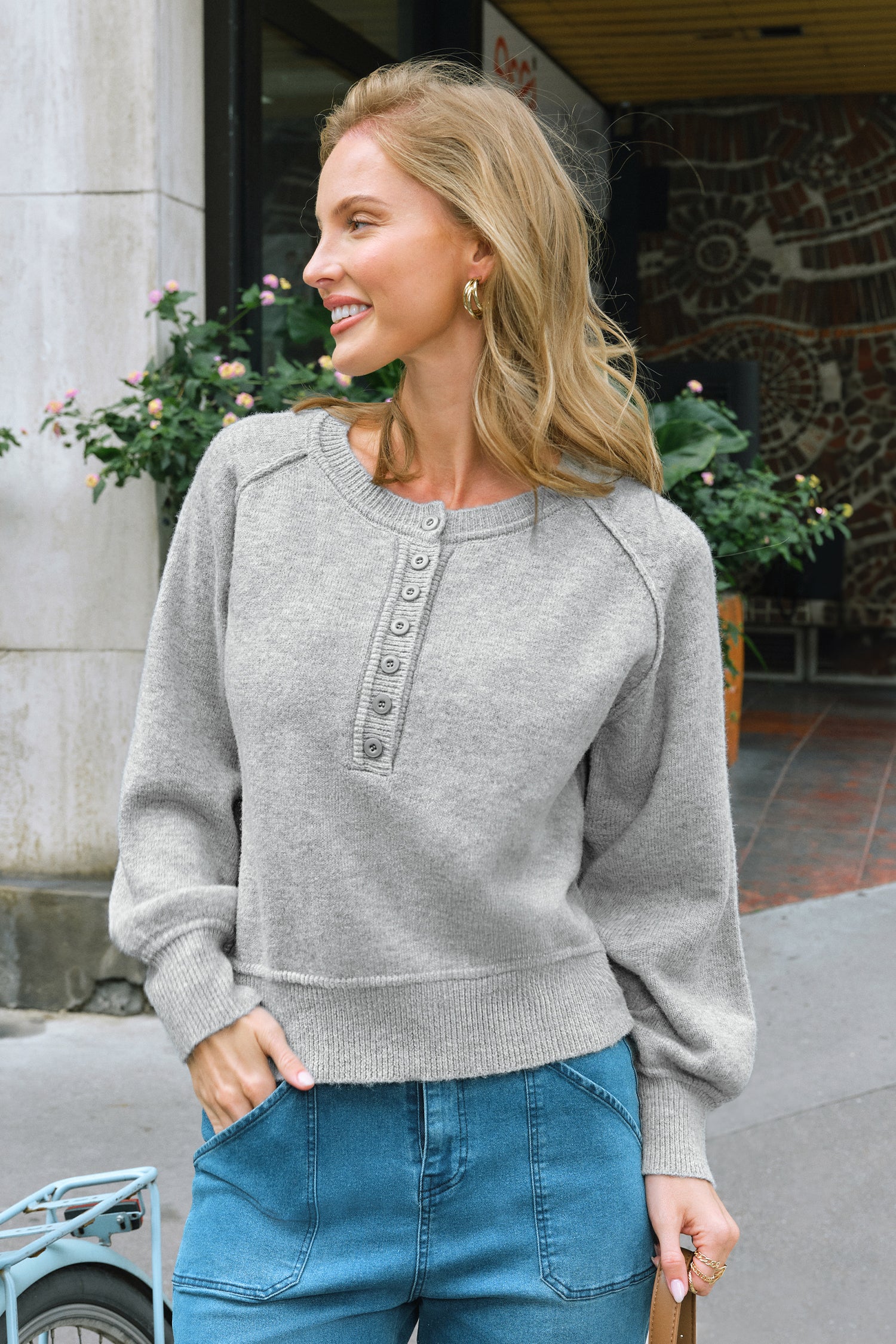Bonfire Grey Sweater