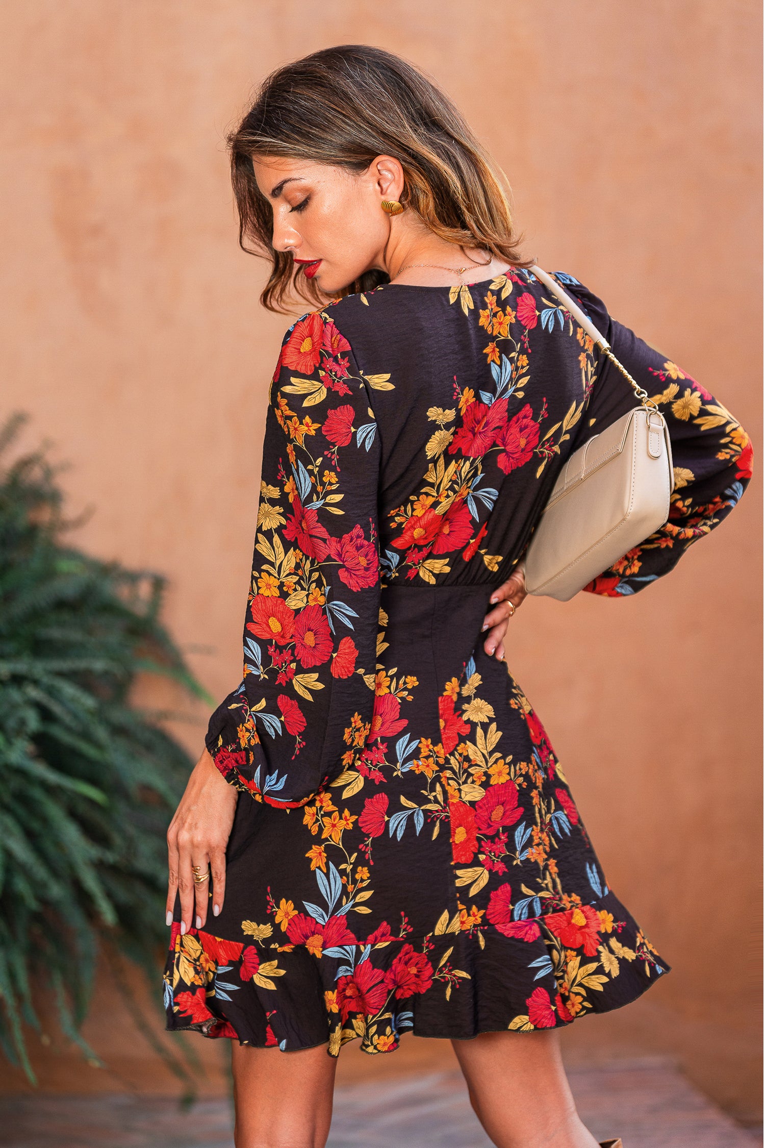 Heart to Heart Floral Mini Dress