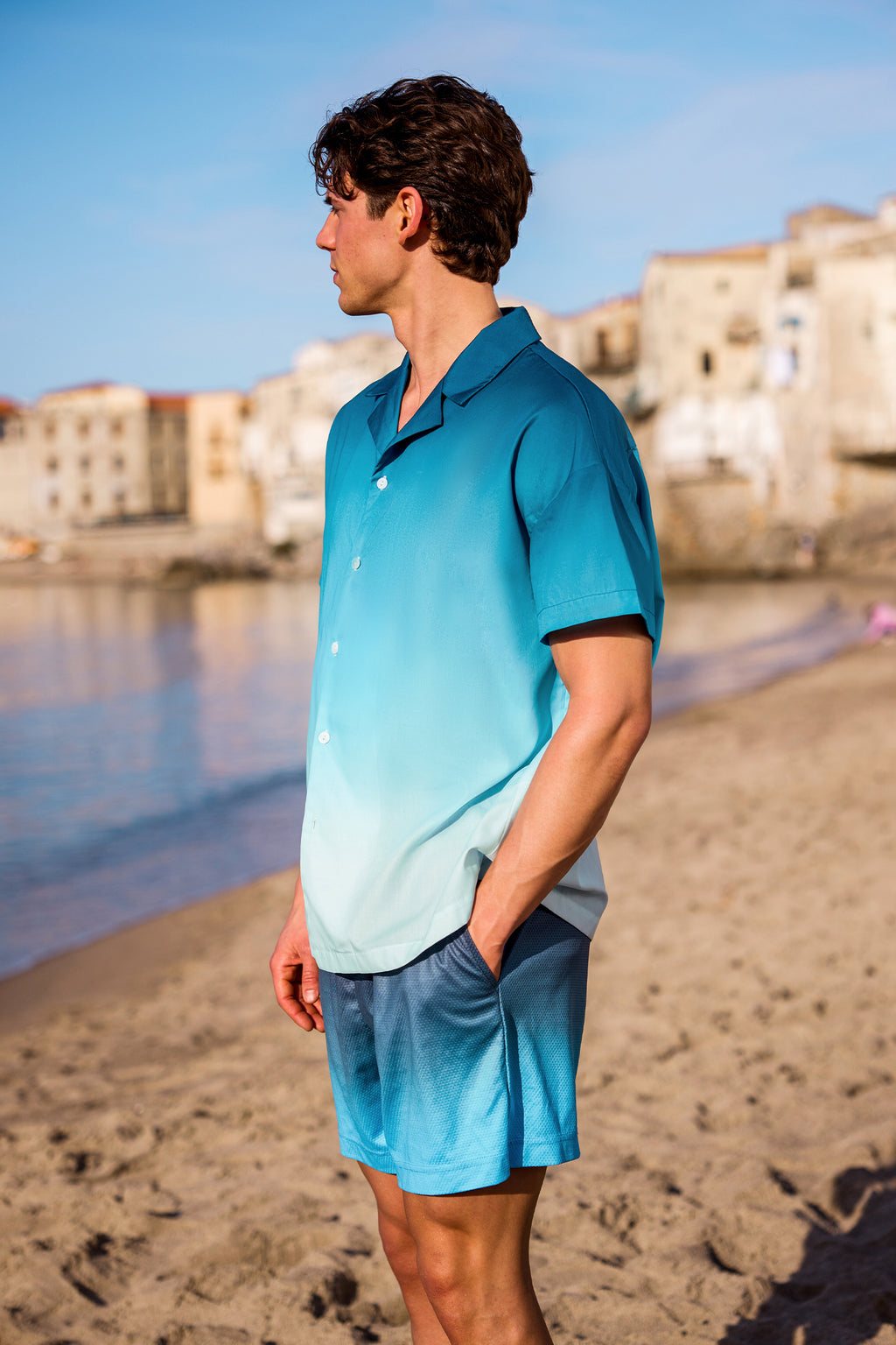 Seaspray Ombre Blue Shirt