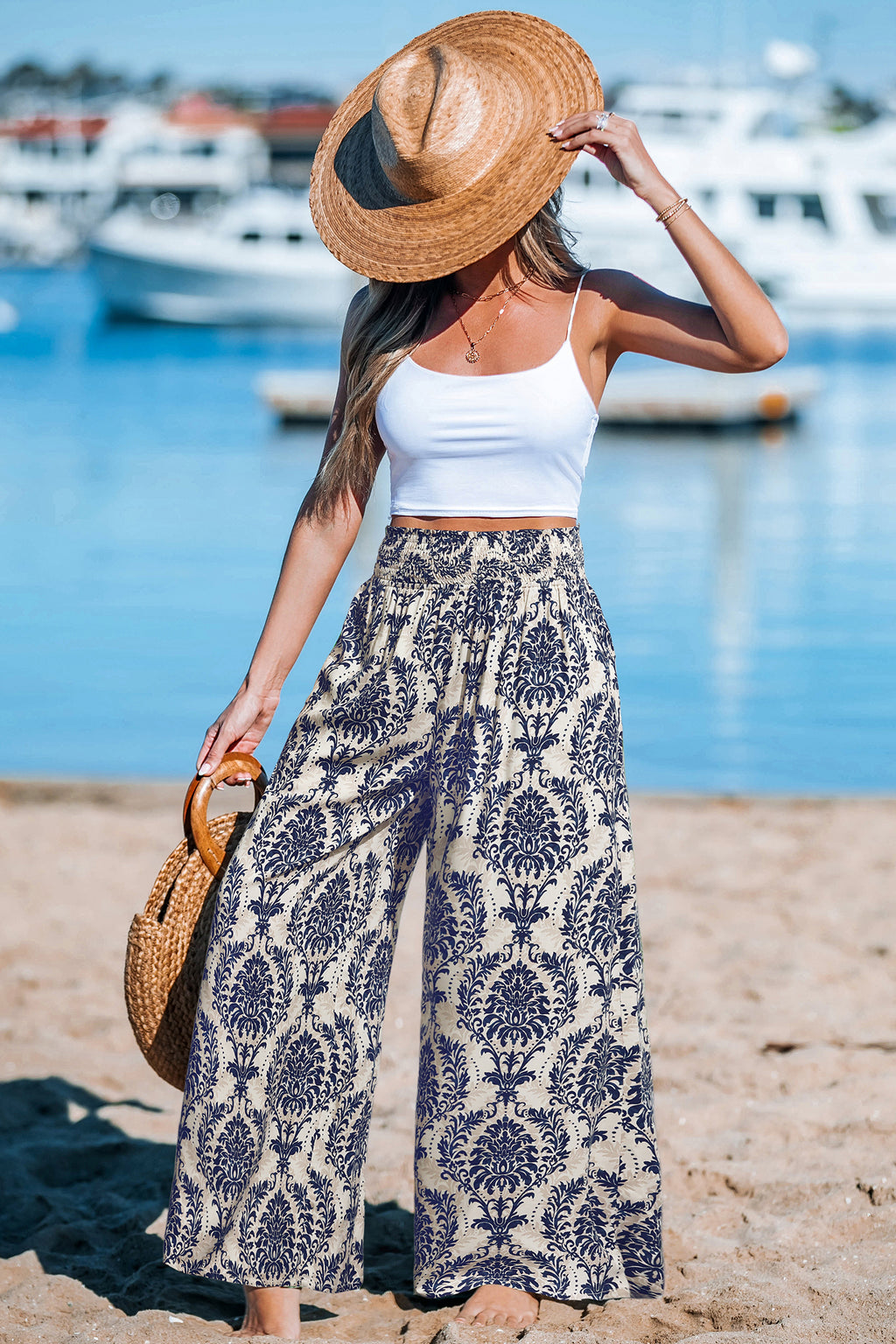 Gilded Sands Ornate Pants