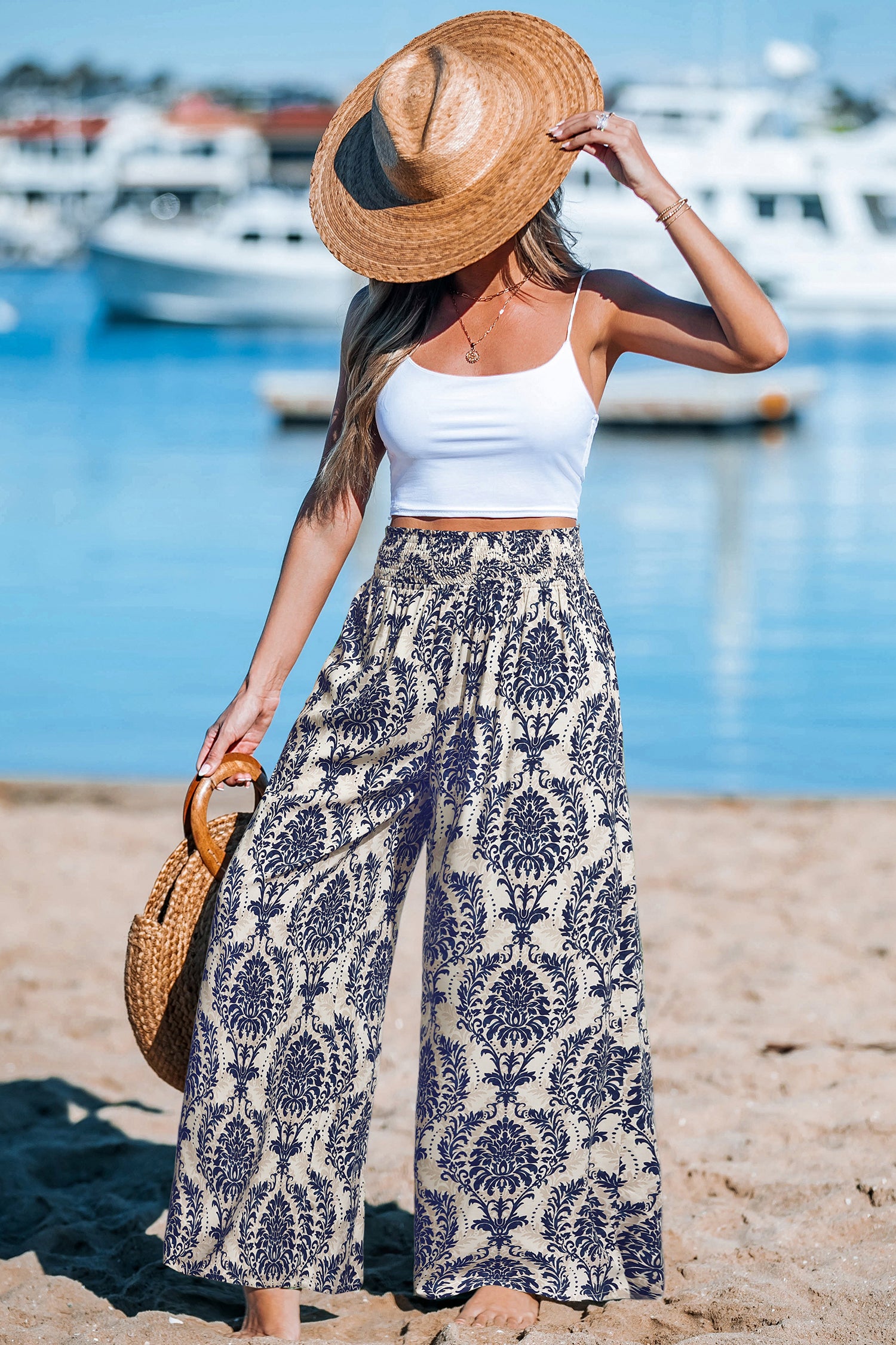Gilded Sands Ornate Pants