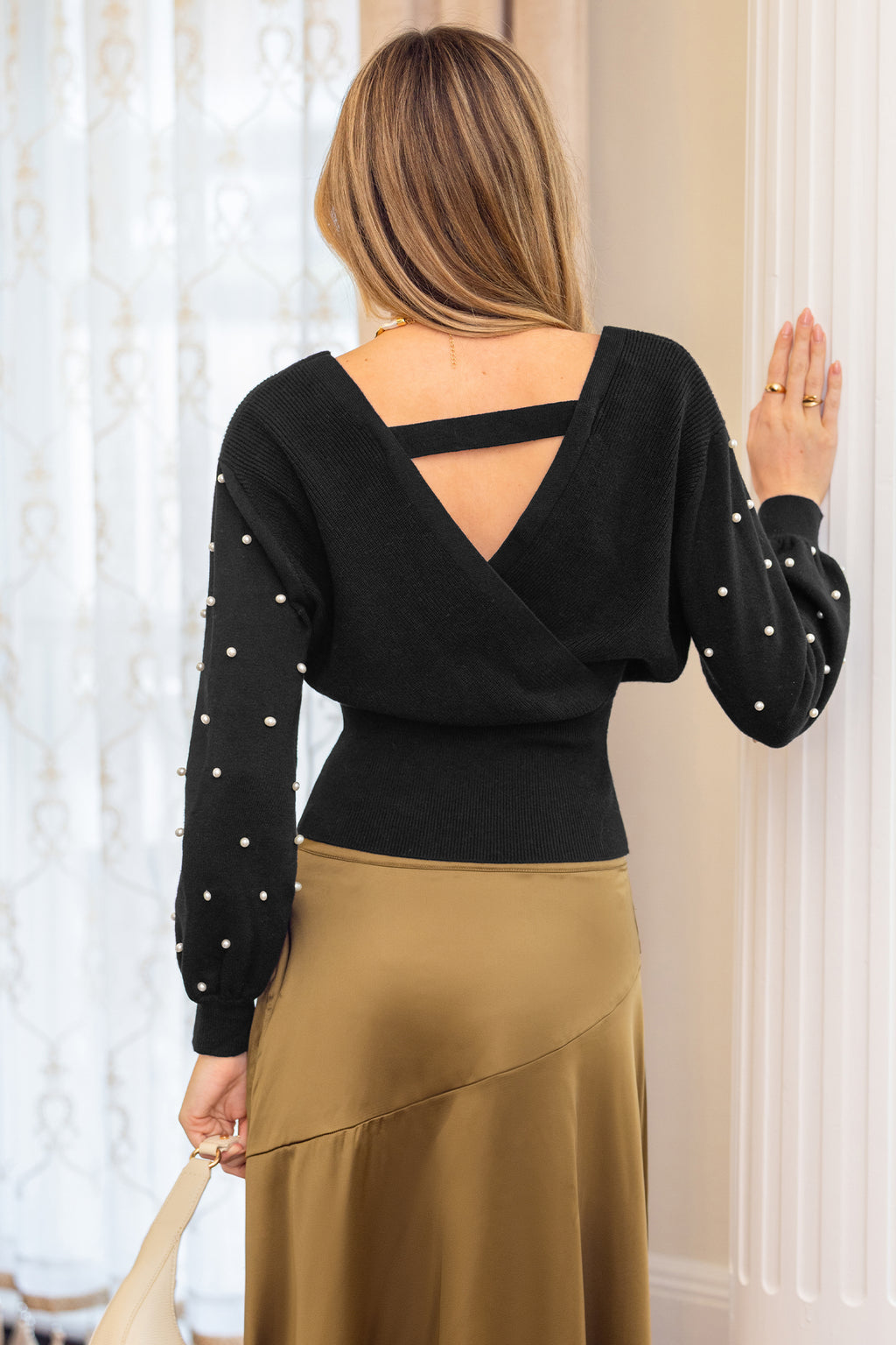 Inner Glow Black Sweater