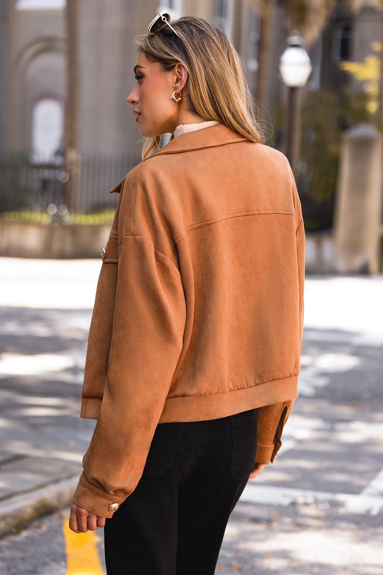 Low Profile Brown Suede Jacket