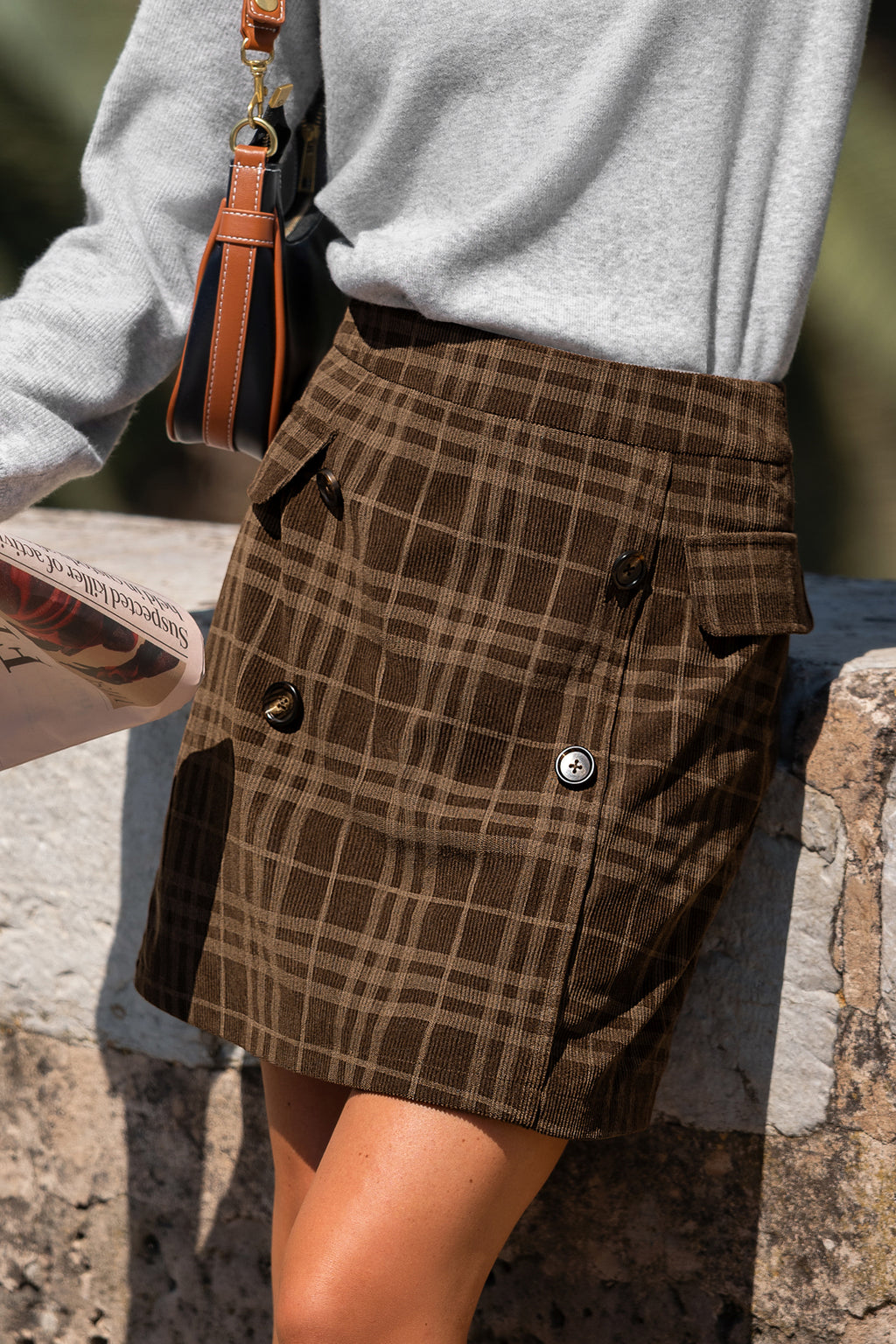 The Regular Plaid Mini Skirt