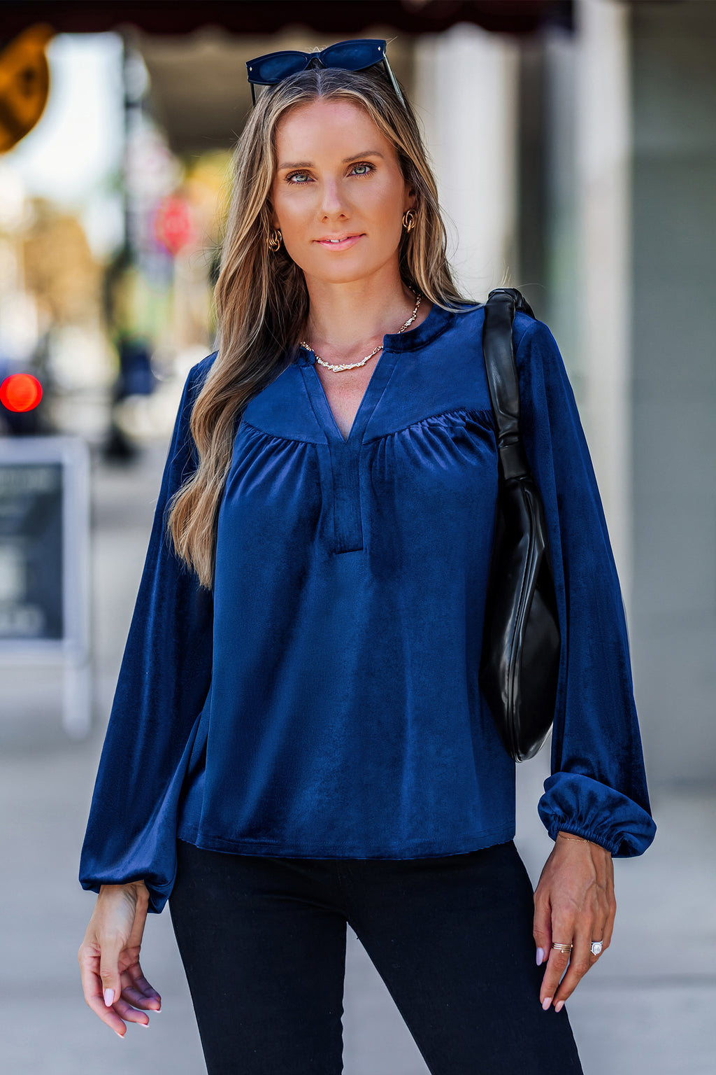 By Nightfall Blue Top