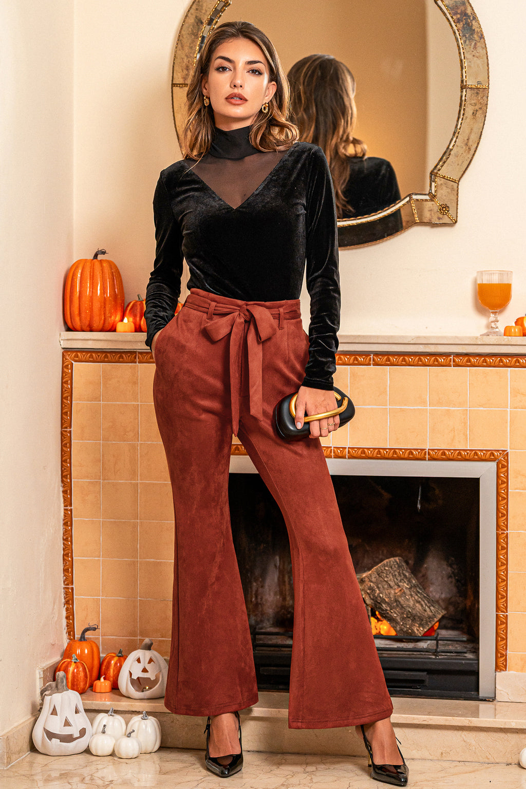 After Work Red Pants