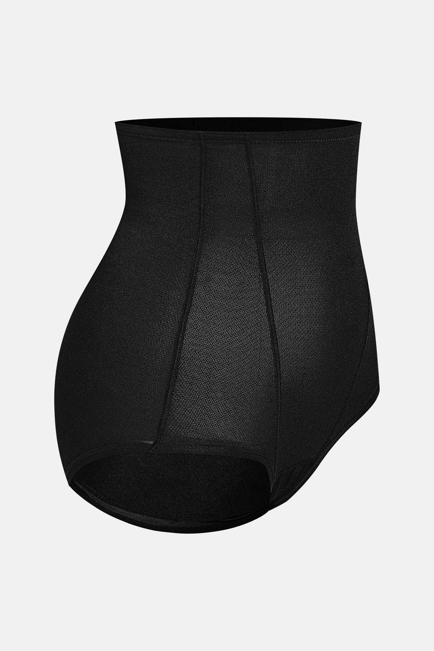 Sheer Control Black Shapewear Briefs
