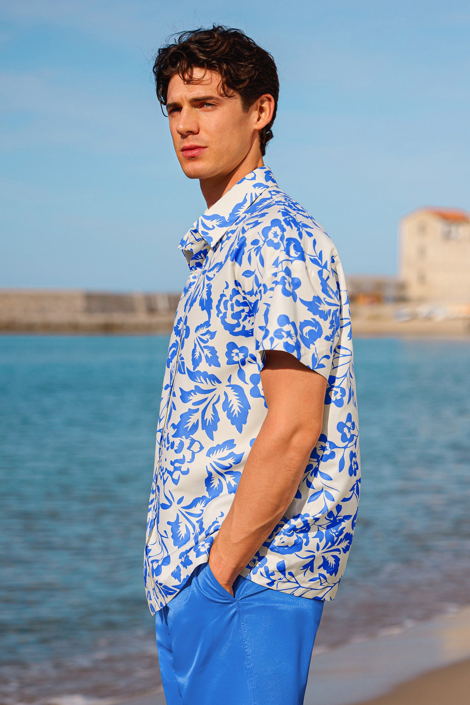 Tuscan Breeze Floral Shirt