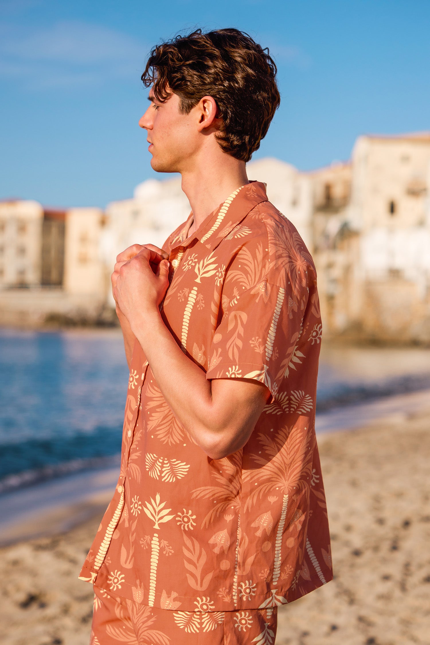 Terracotta Vibes Tropical Shirt