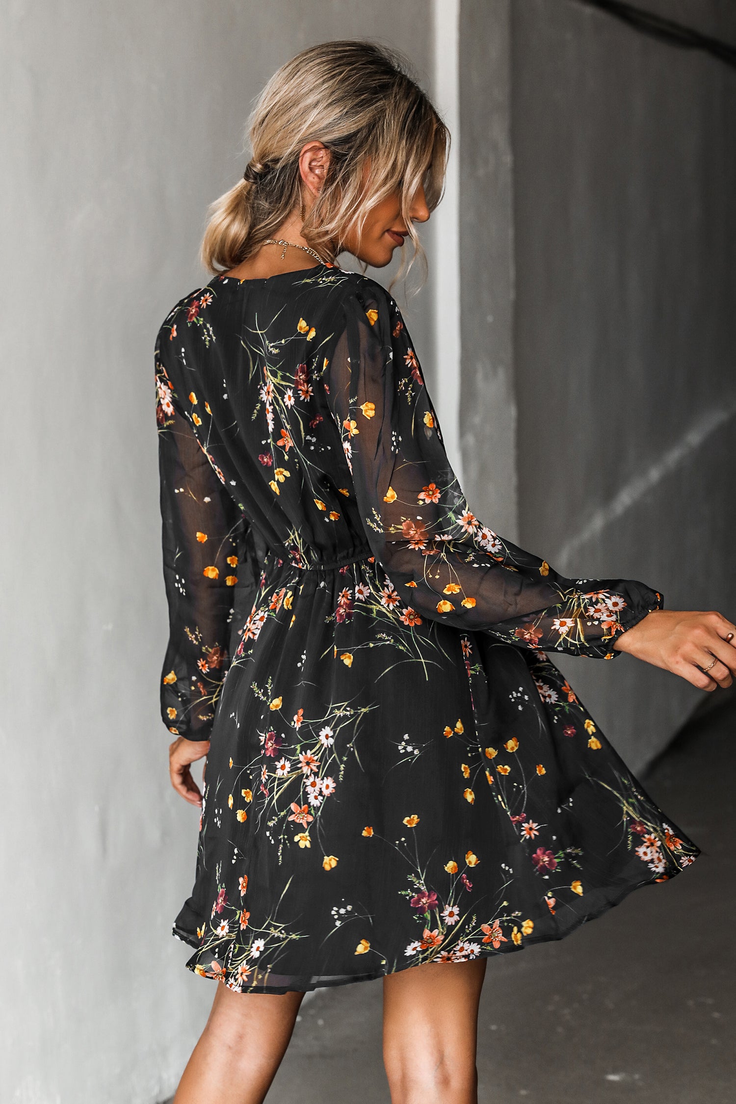 One to Remember Floral Mini Dress
