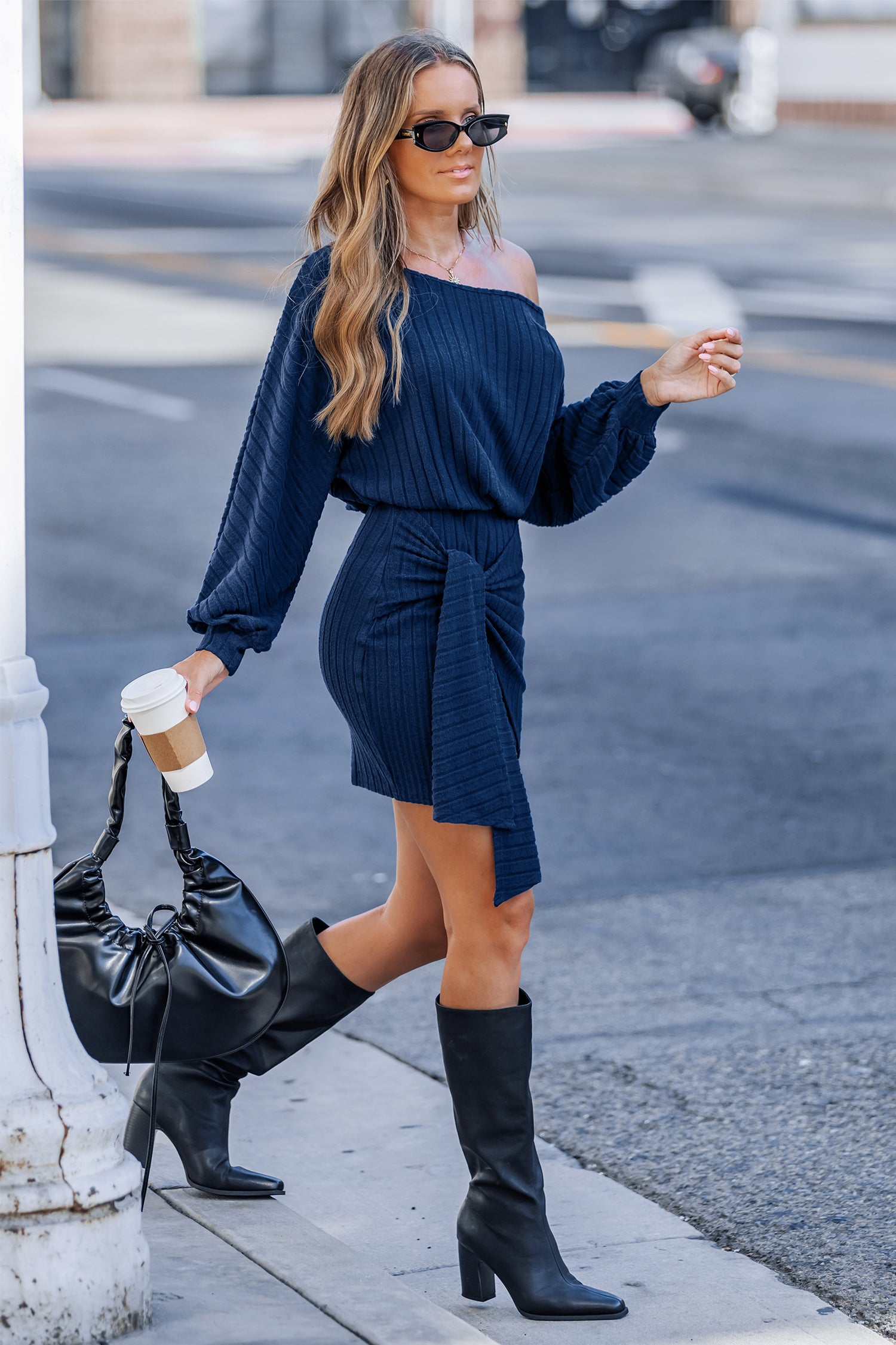 Picture This Blue Mini Dress