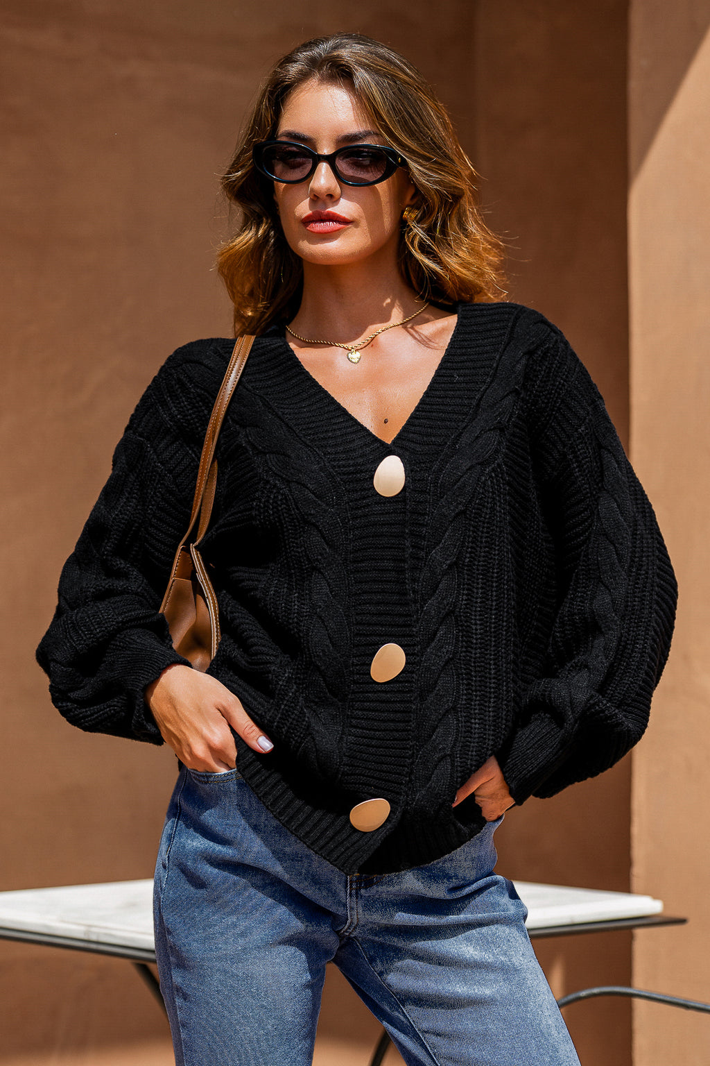 Big Hug Black Cardigan