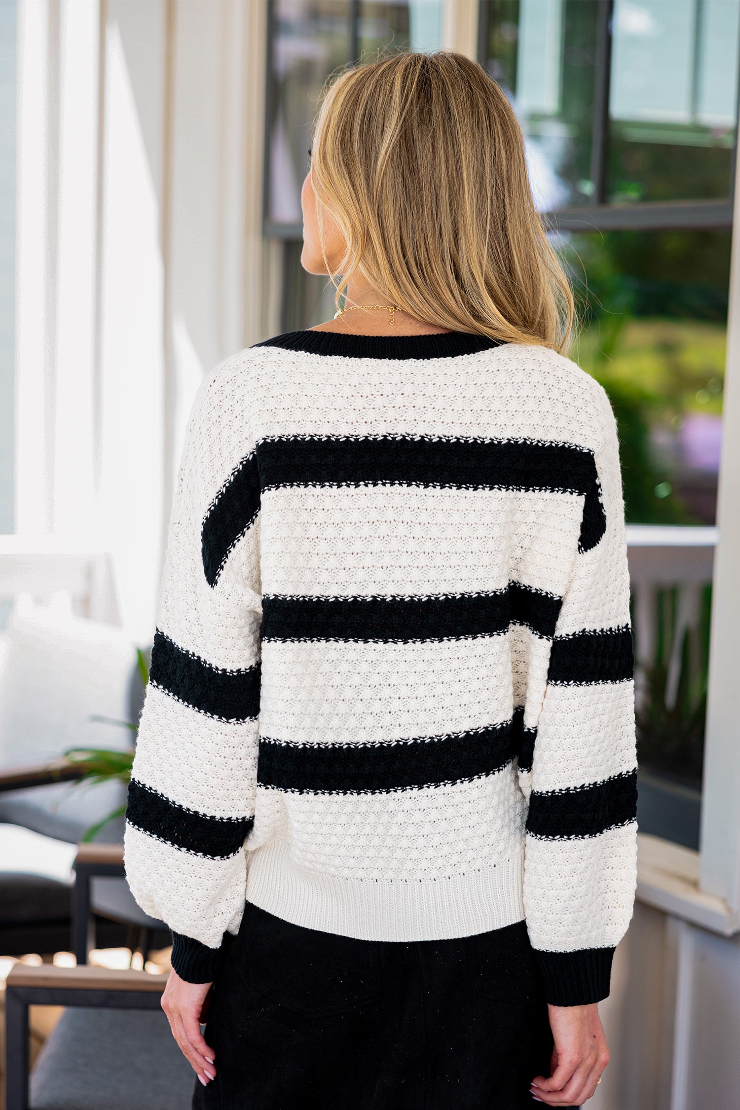 All Good Striped Sweater