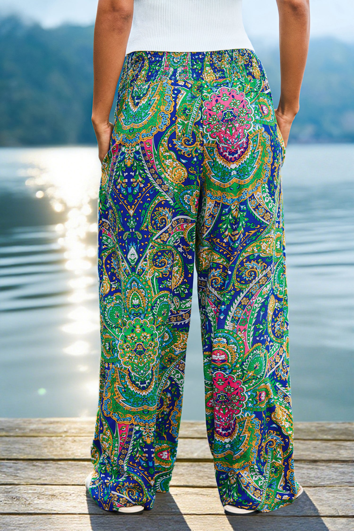 Lost In Thought Paisley Pants