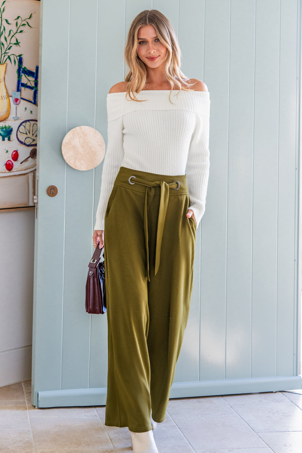 High Stakes Green Pants