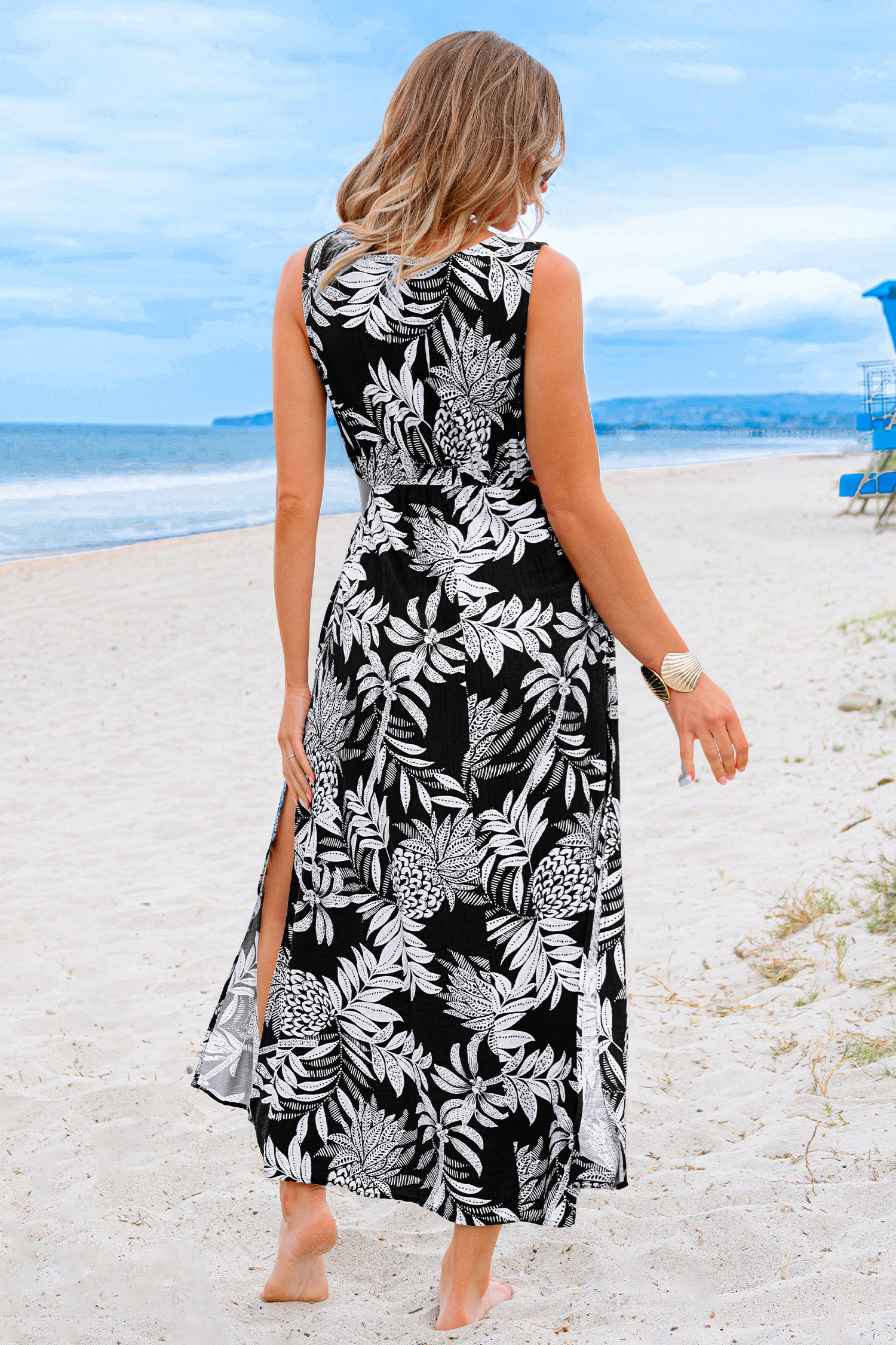 In Good Company Tropical Maxi Dress