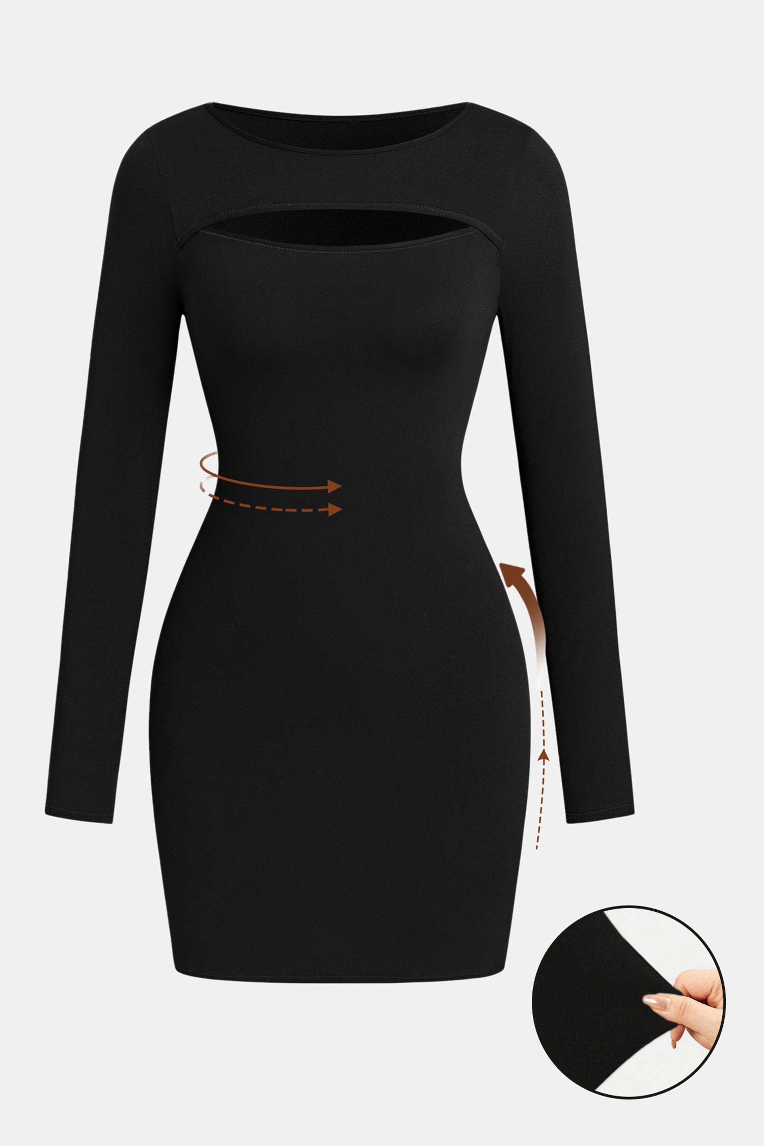 Standing Ovation Black Mini Dress