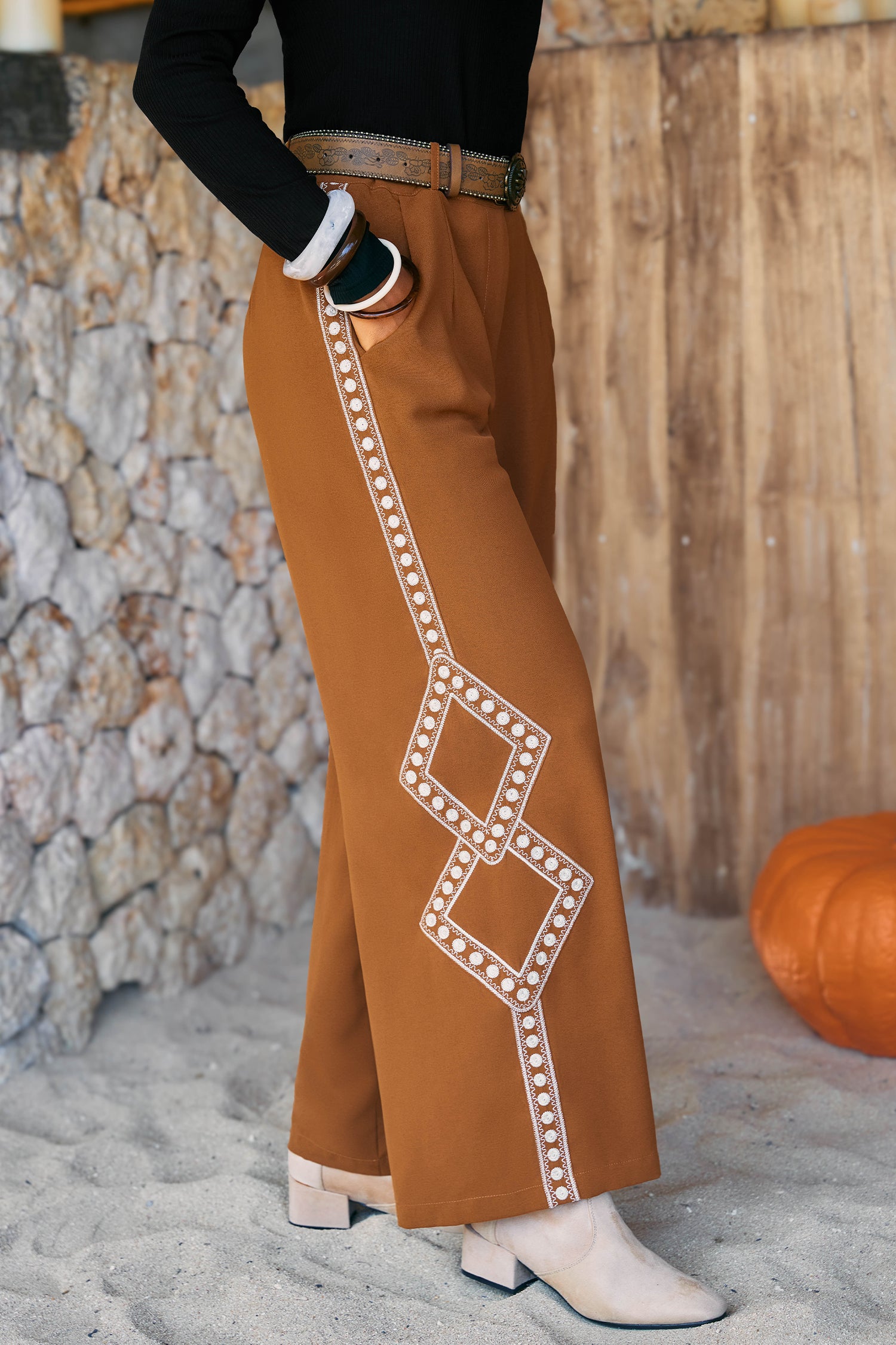 Go Far Brown Pants