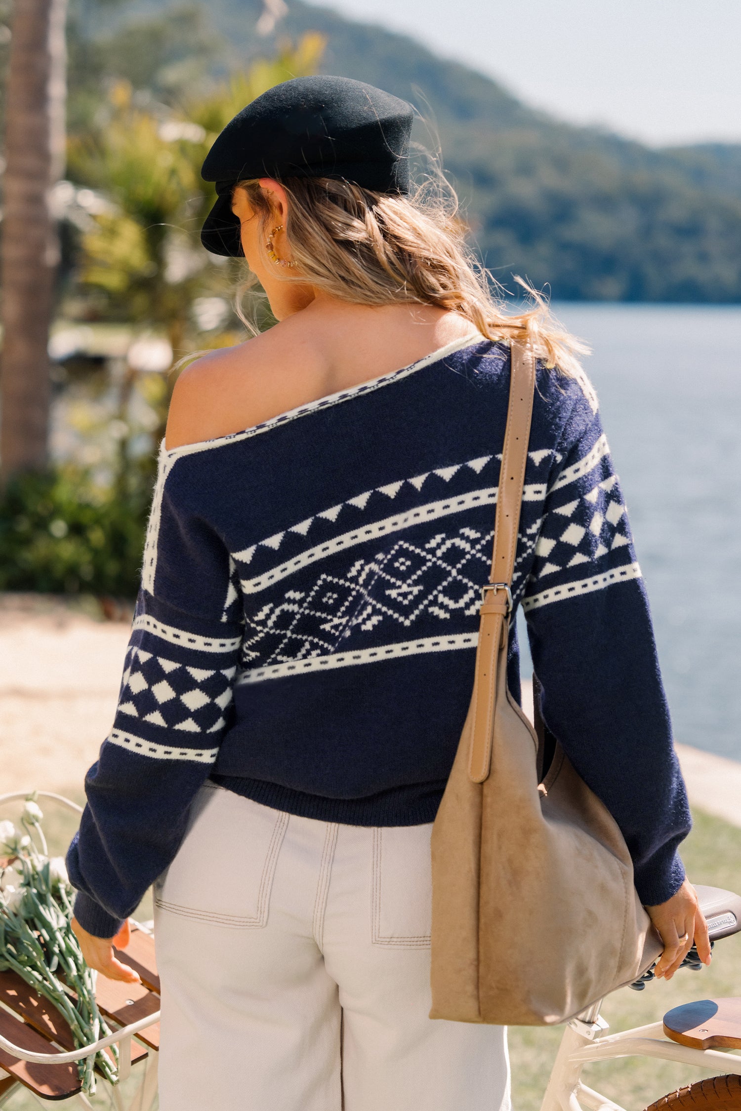 Off the Hook Blue Sweater
