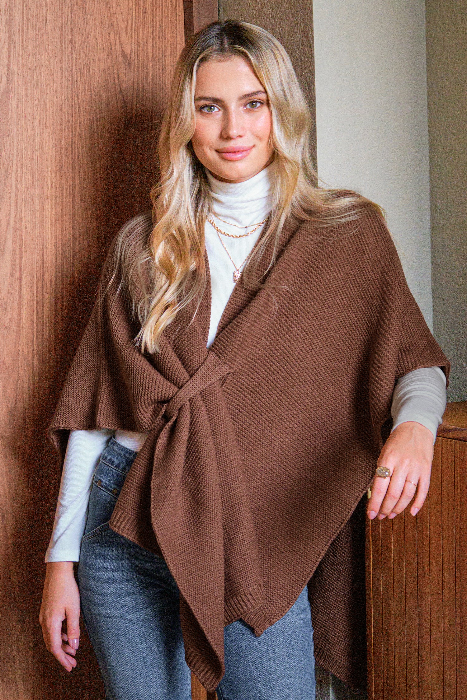 Cardamom Latte Brown Cardigan