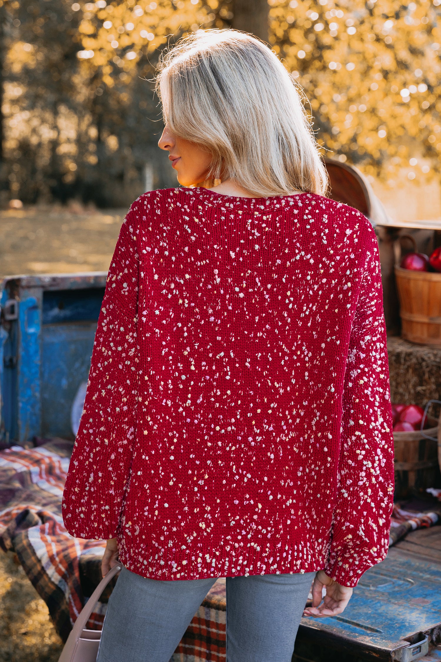 Confetti Red Sweater