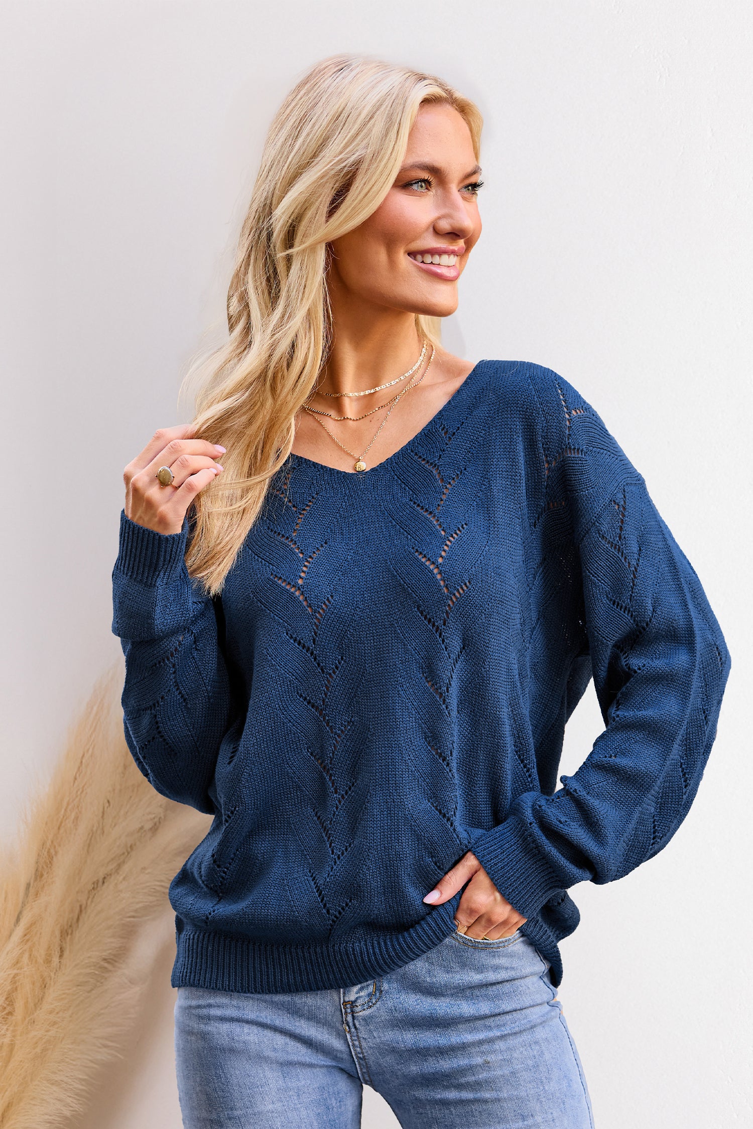 Morning Chill Blue Sweater