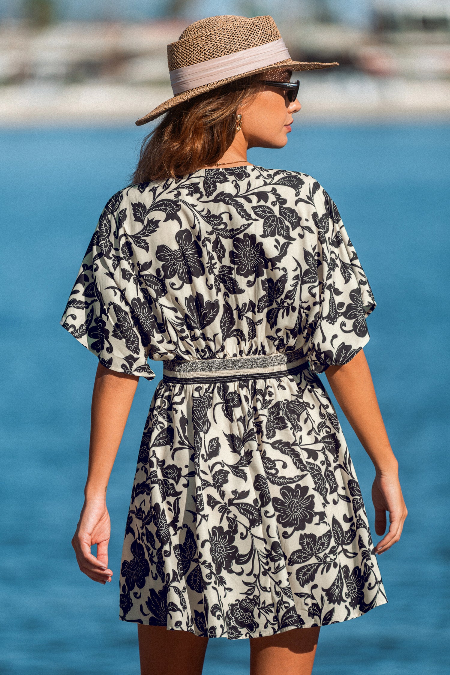 Break the Ice Floral Mini Dress
