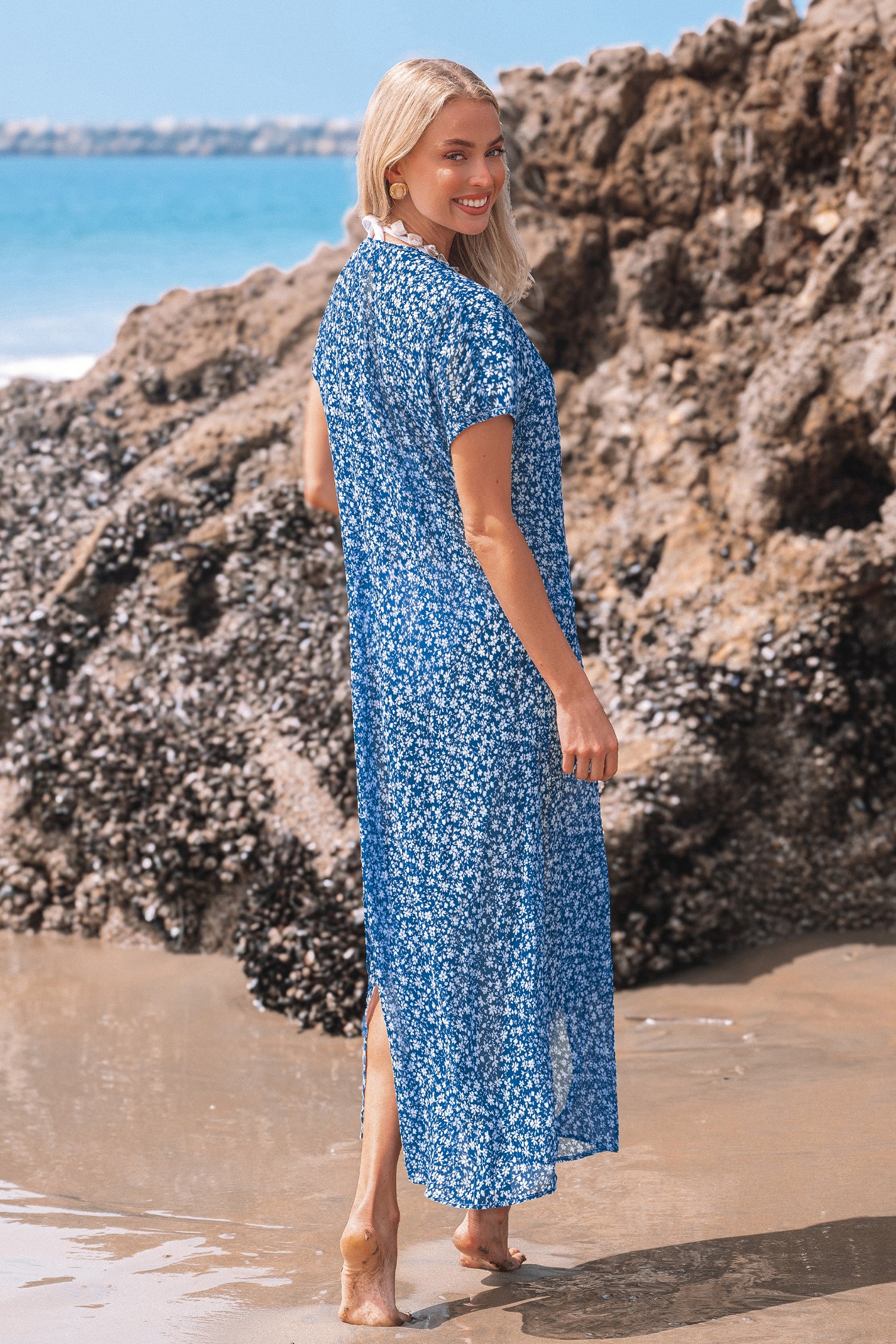 Summer Breeze Floral Cover-Up Kimono
