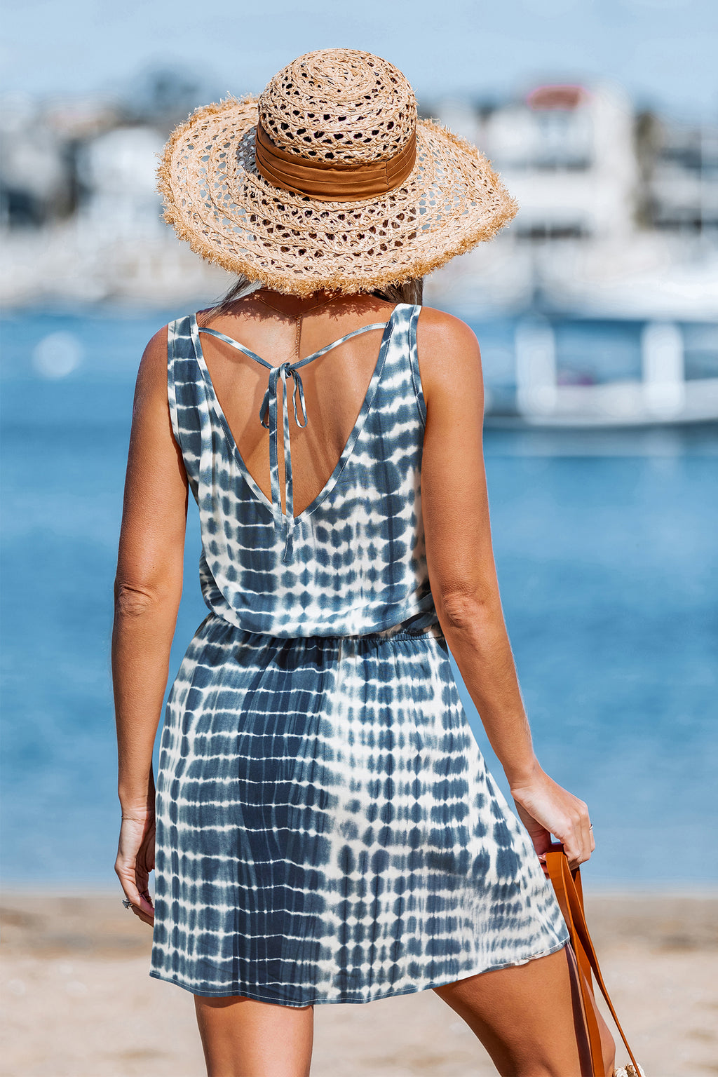 Lifted Spirits Tie-Dye Mini Dress