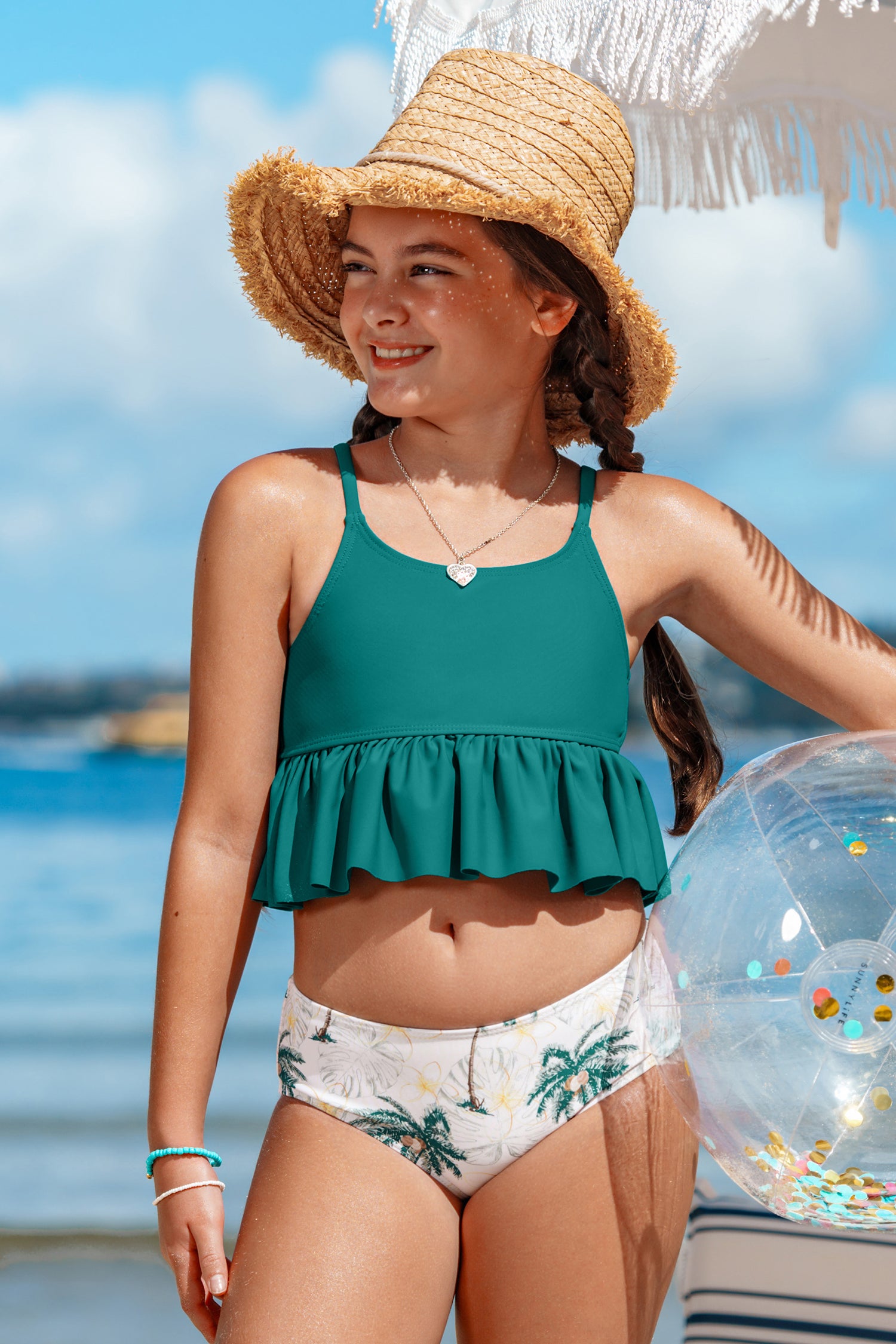 Island Paradise Tropical Tankini Set